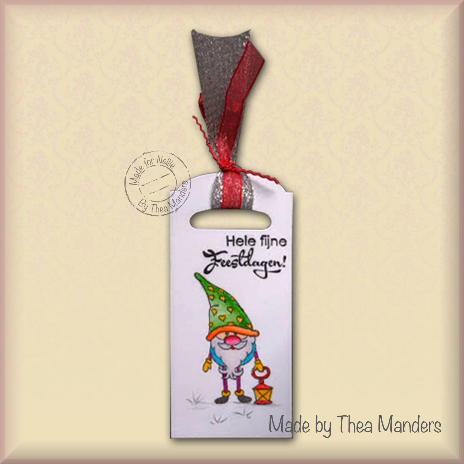 Die & Clear Stamp Set - Xmas Gnome Serie Lantern