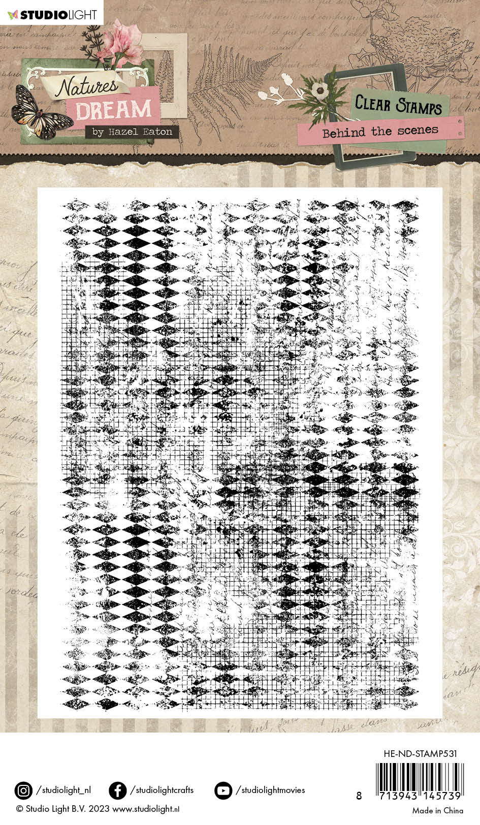HEN Clear Stamp Behind The Scenes Natures Dream 138x198x1mm 1 PC nr.531