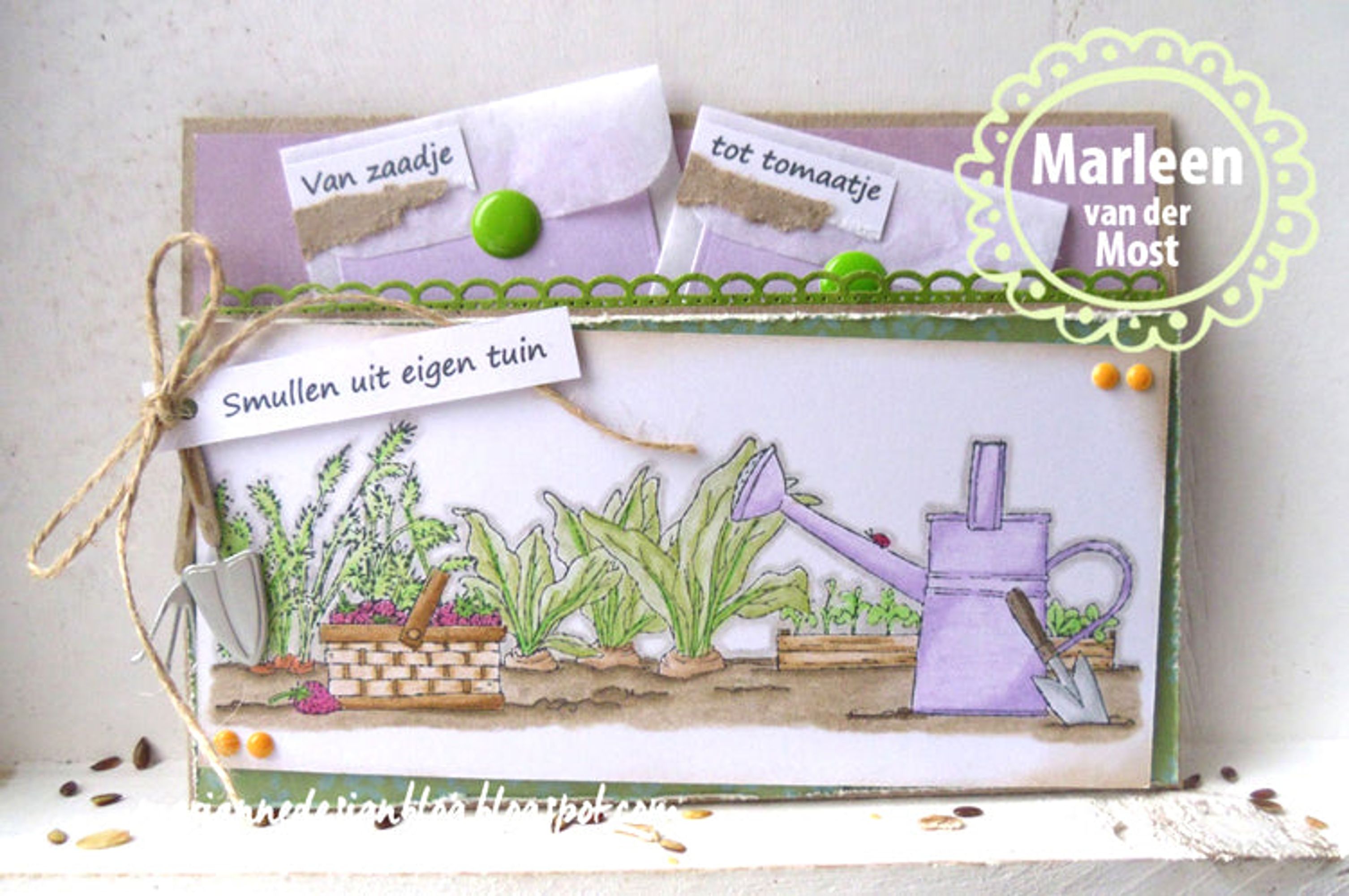 Marianne Design Clear Stamp - Hetty's Border: Vegetable Garden