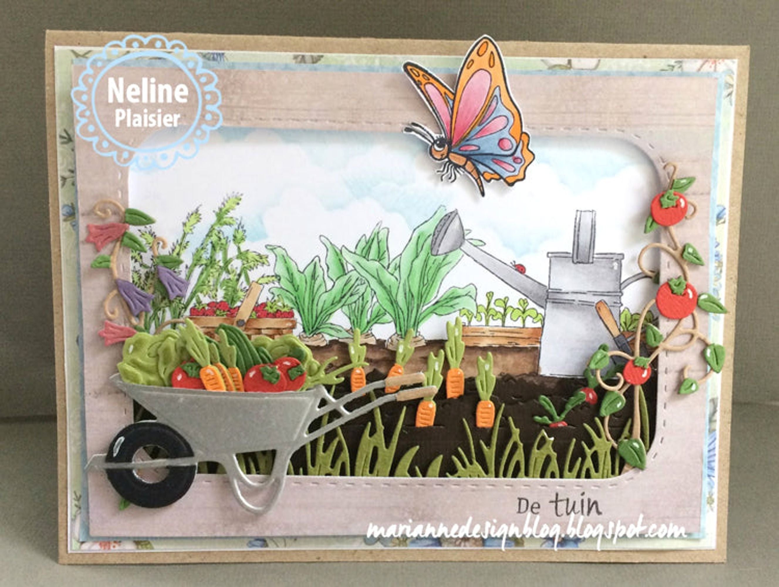 Marianne Design Clear Stamp - Hetty's Border: Vegetable Garden