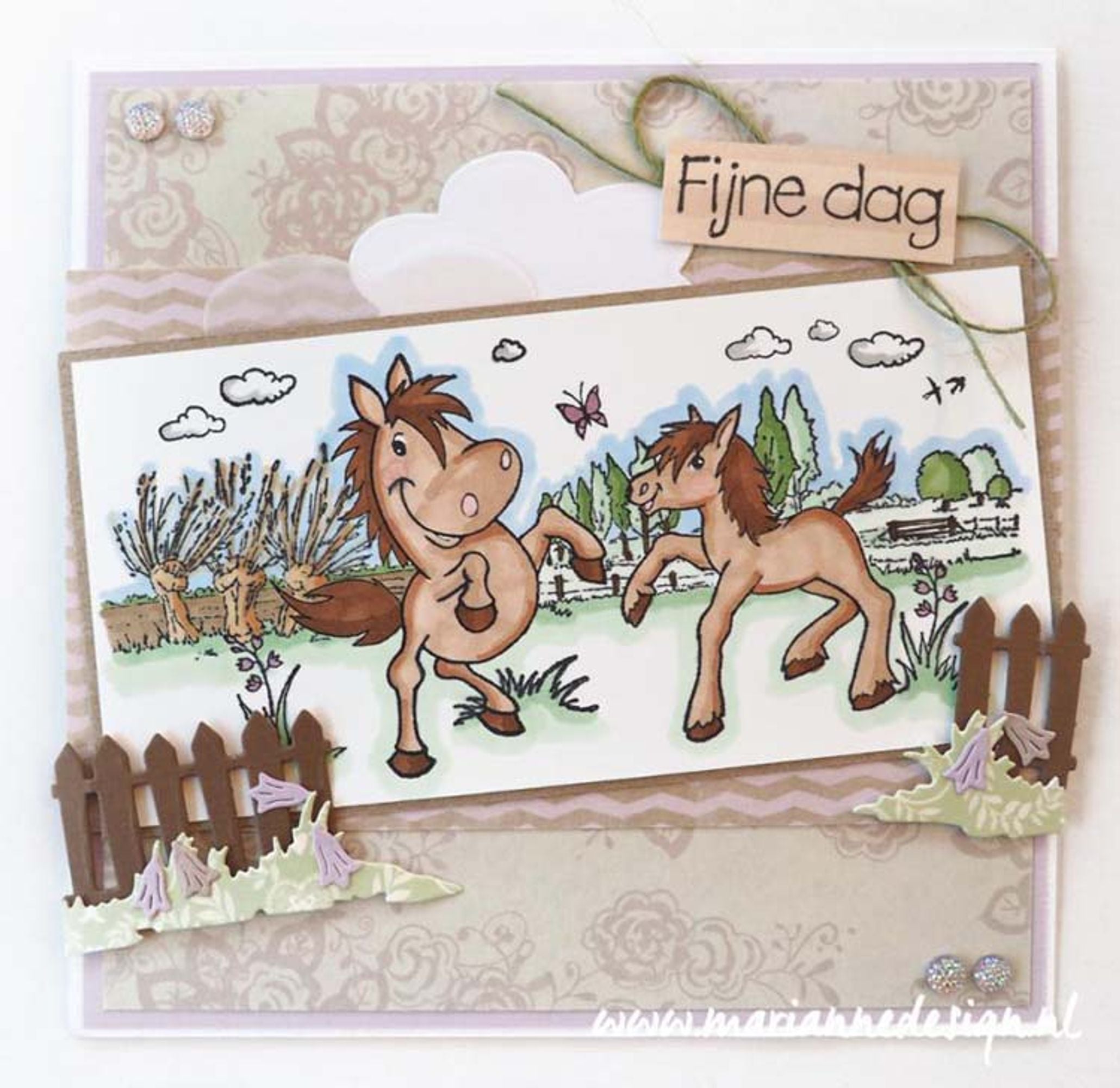Marianne Design Clear Stamps Hetty's in the Meadow