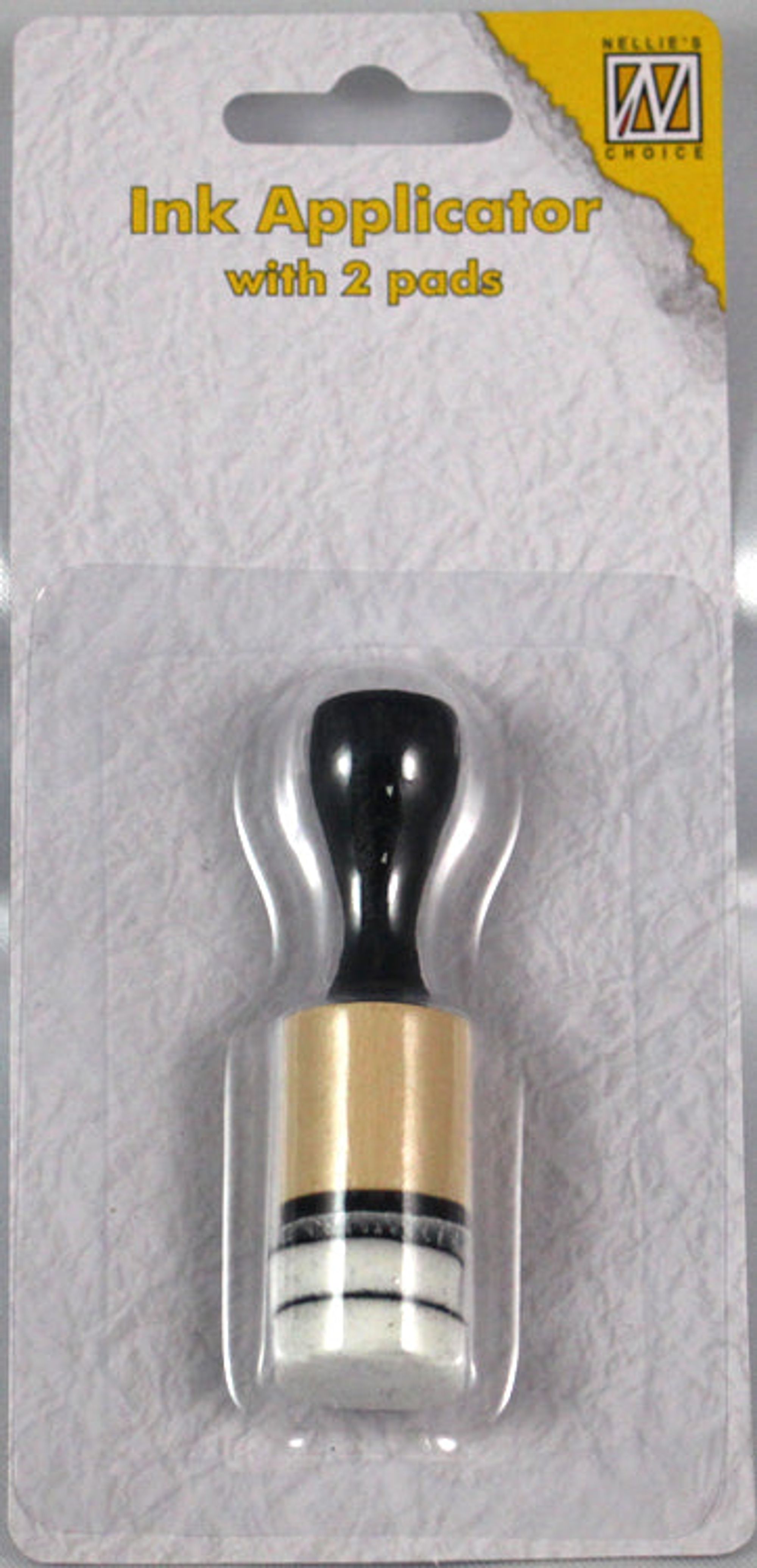Nellie's Choice - Small Ink Applicator With 2 Pads 2Cm (Dauber Dowel Small)