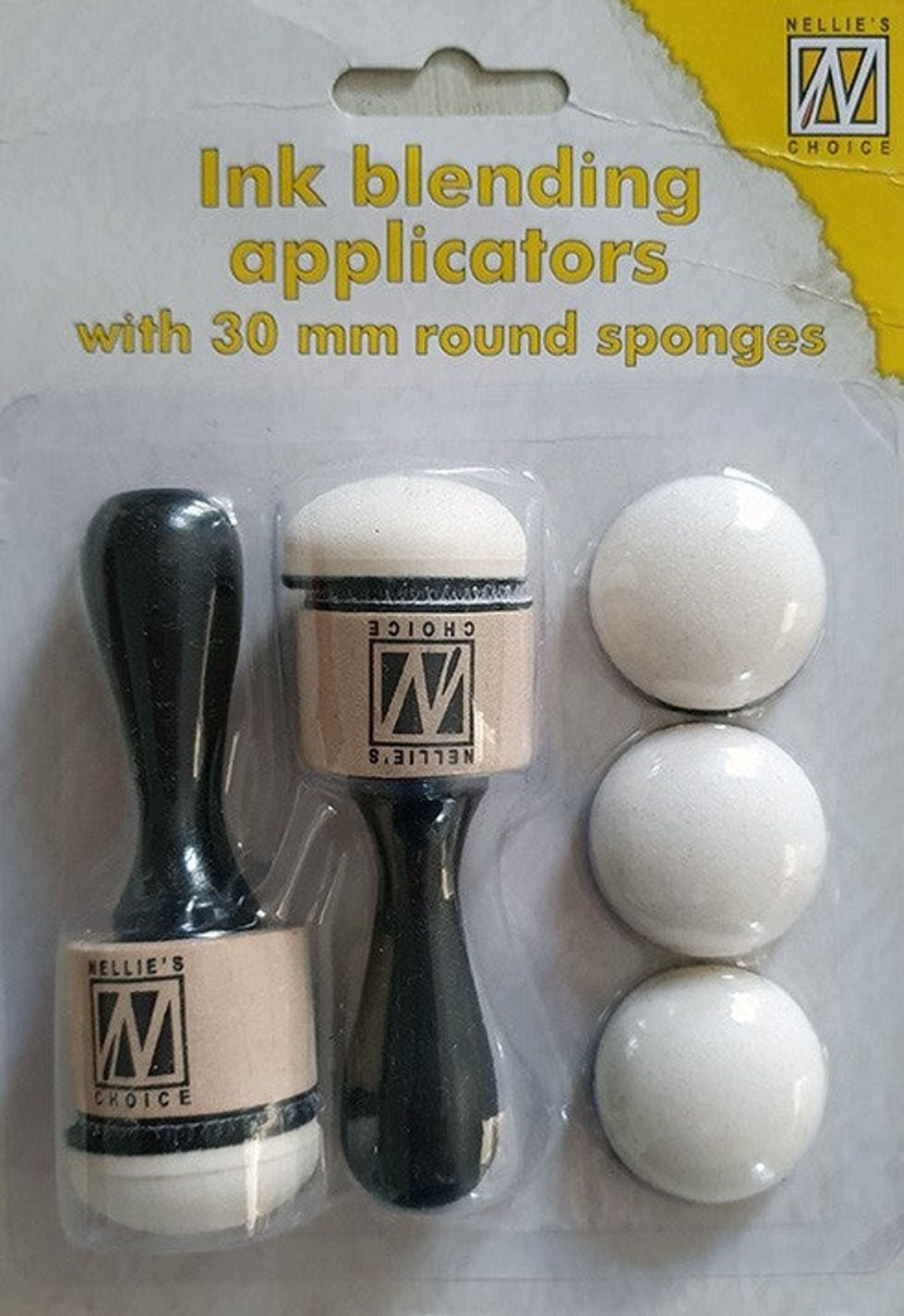 Nellie's Choice Ink Blending Applicator With 30mm Round Sponges