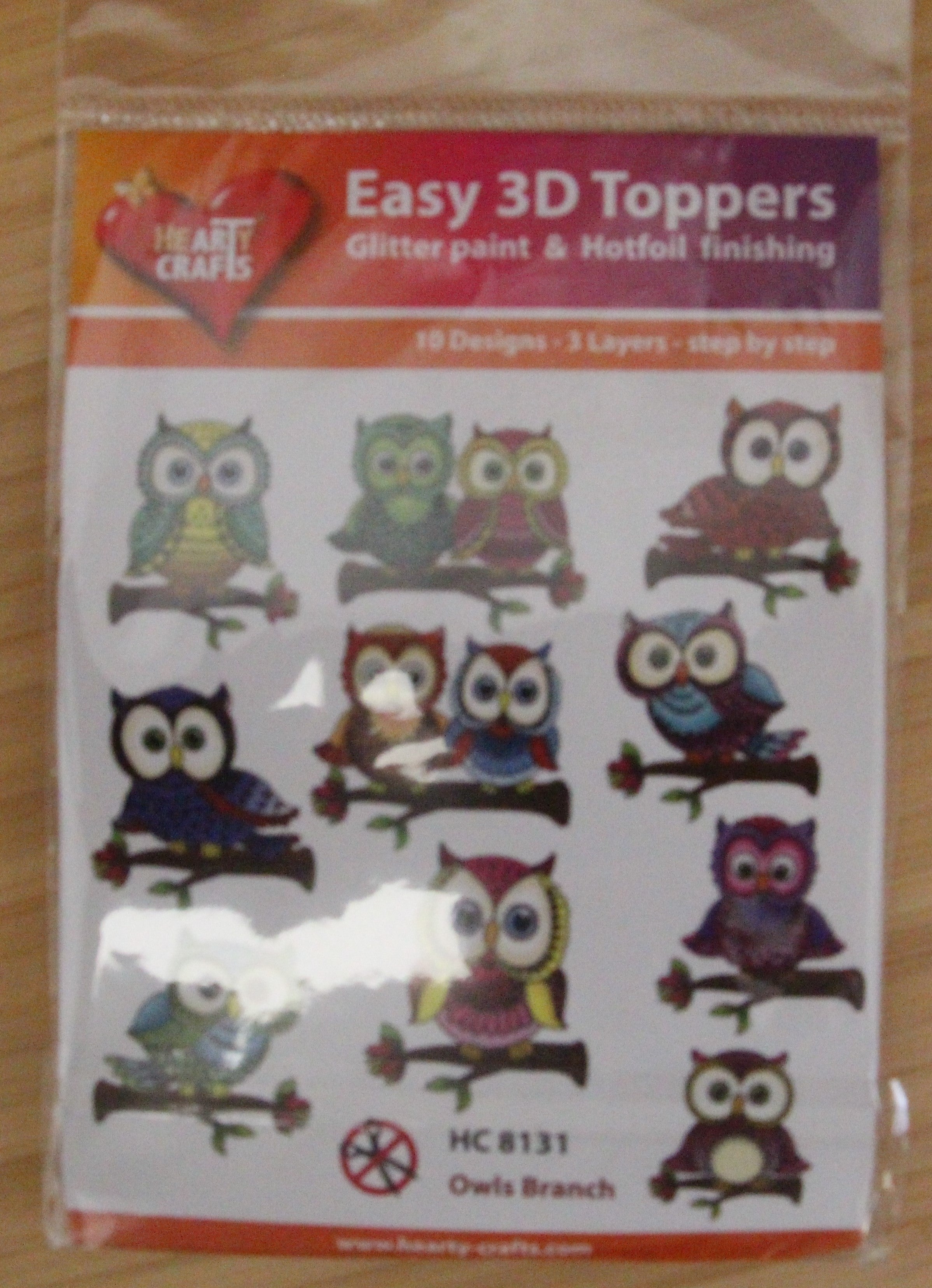 Easy 3-D Toppers Owls Branch