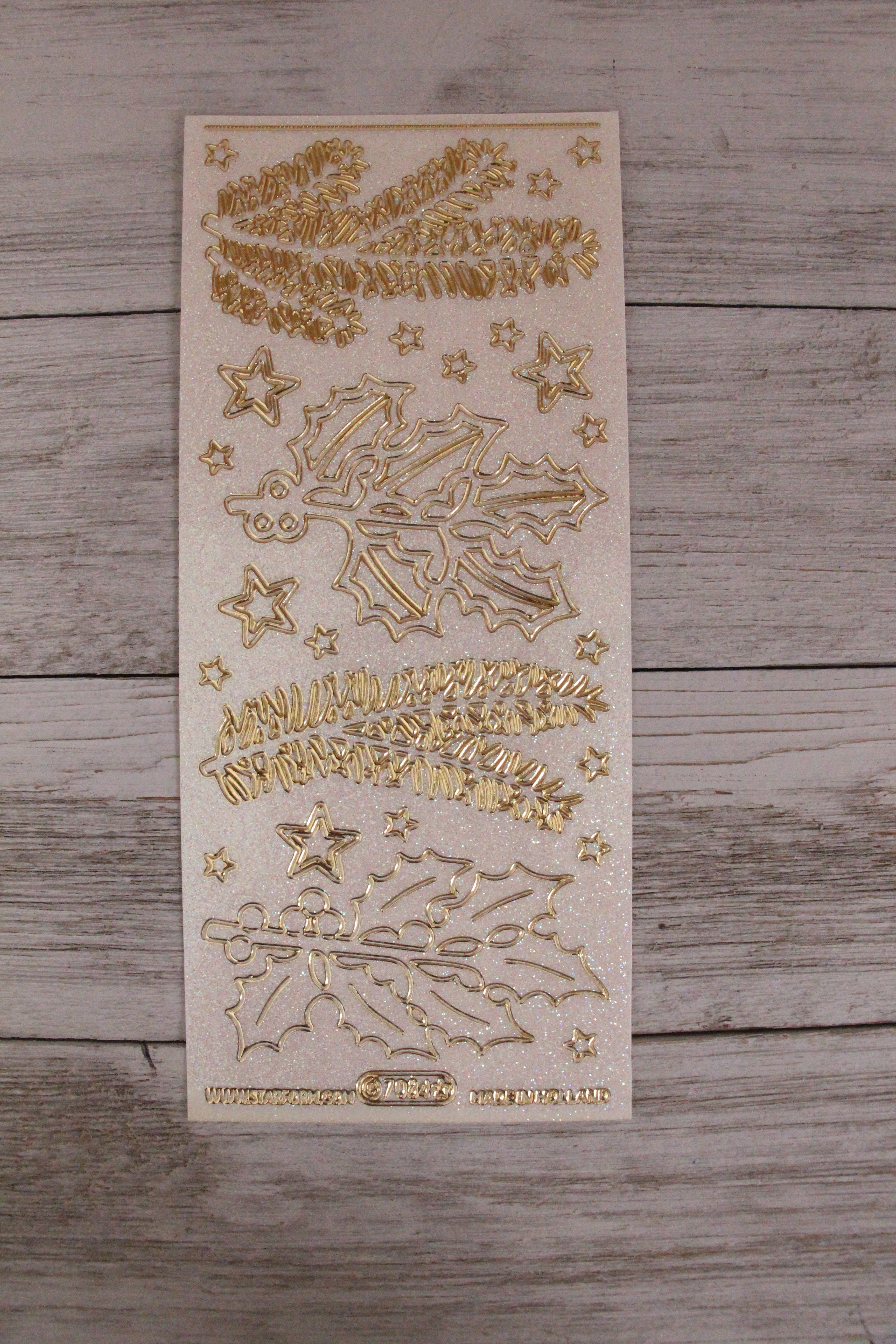 Deco Stickers - Pine/Holly Branches