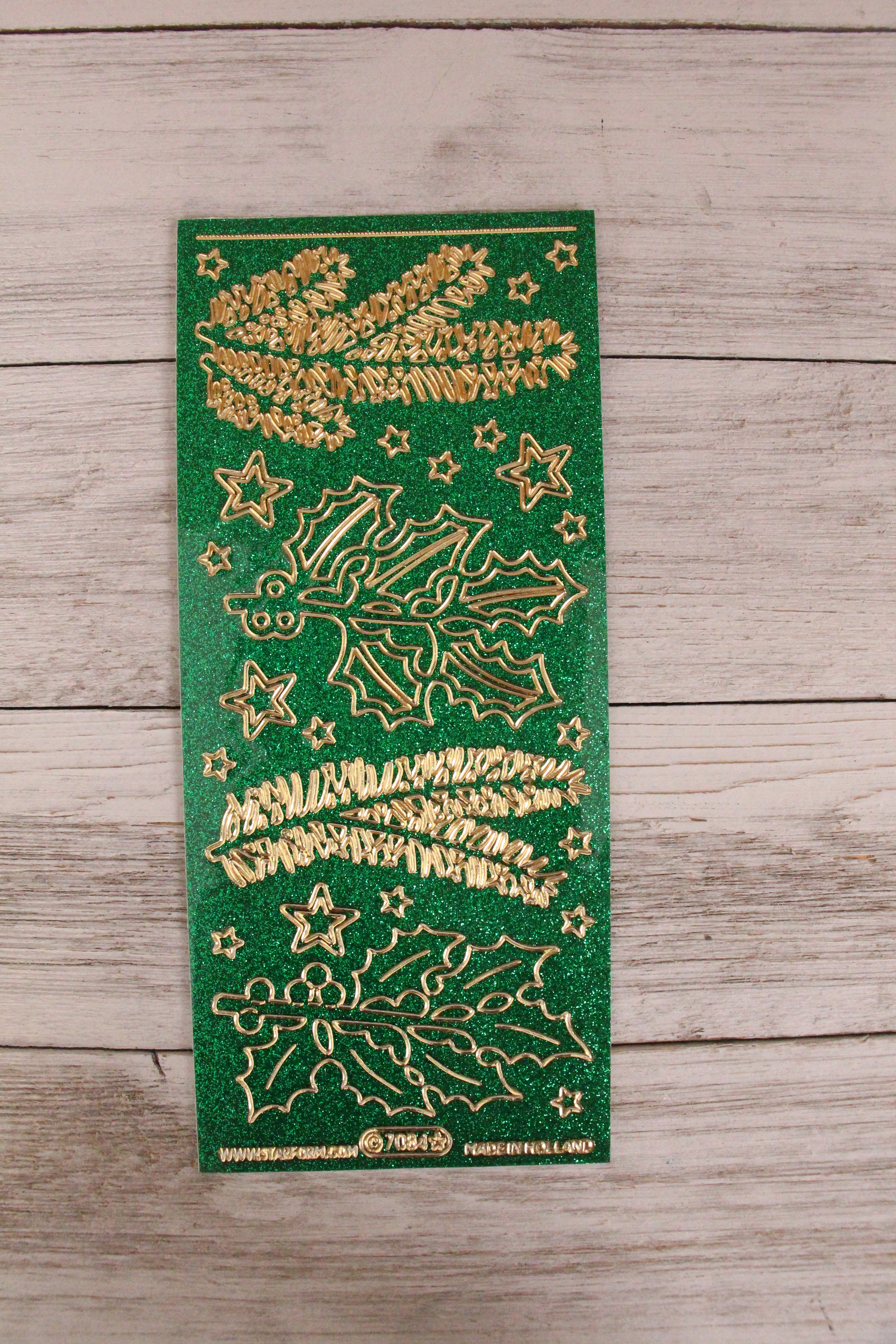 Deco Stickers - Pine/Holly Branches