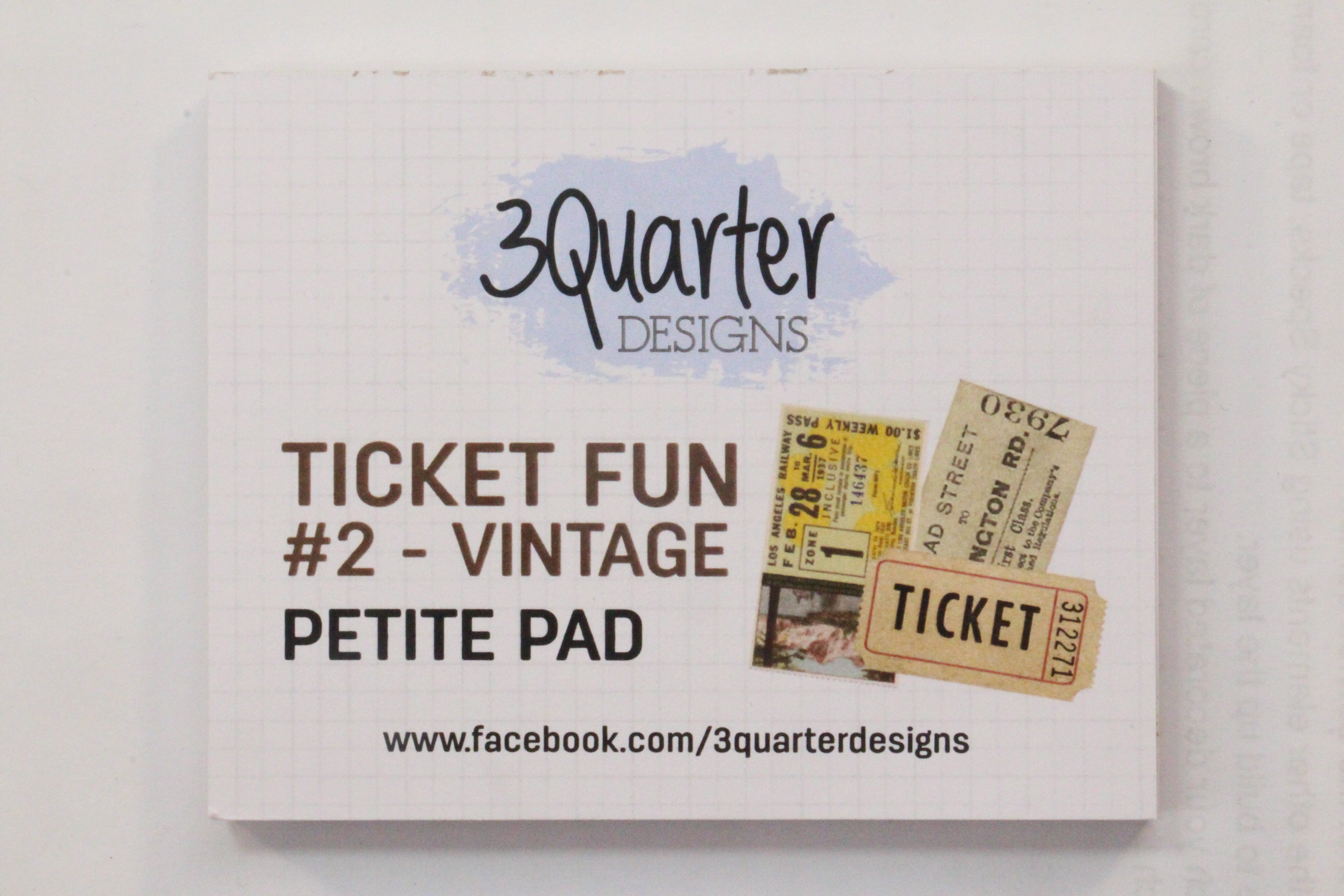 Petite Pad - Ticket Fun #2 - Vintage