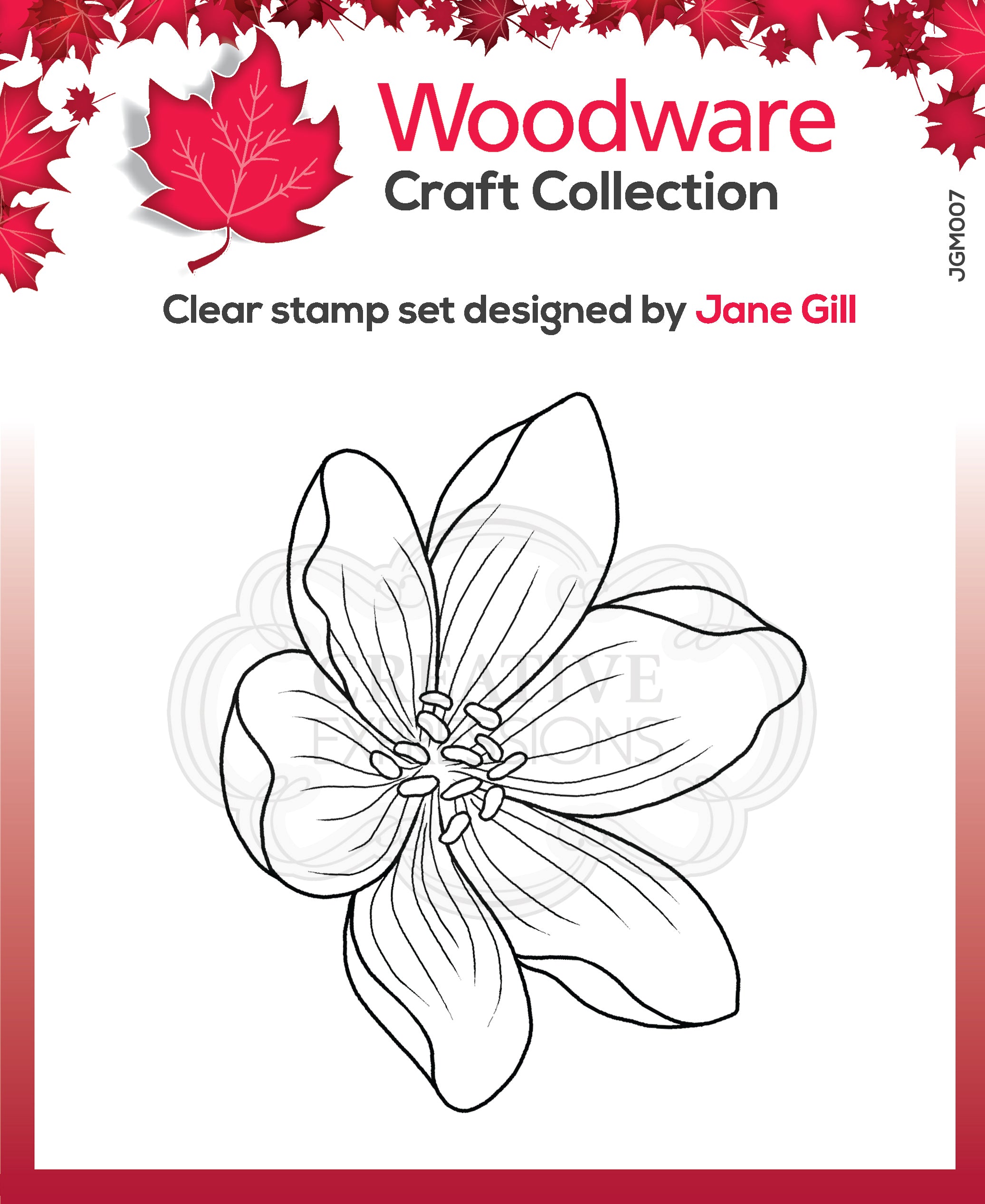 Woodware Clear Singles Mini Garden Spray 3.8 in x 2.6 in Stamp