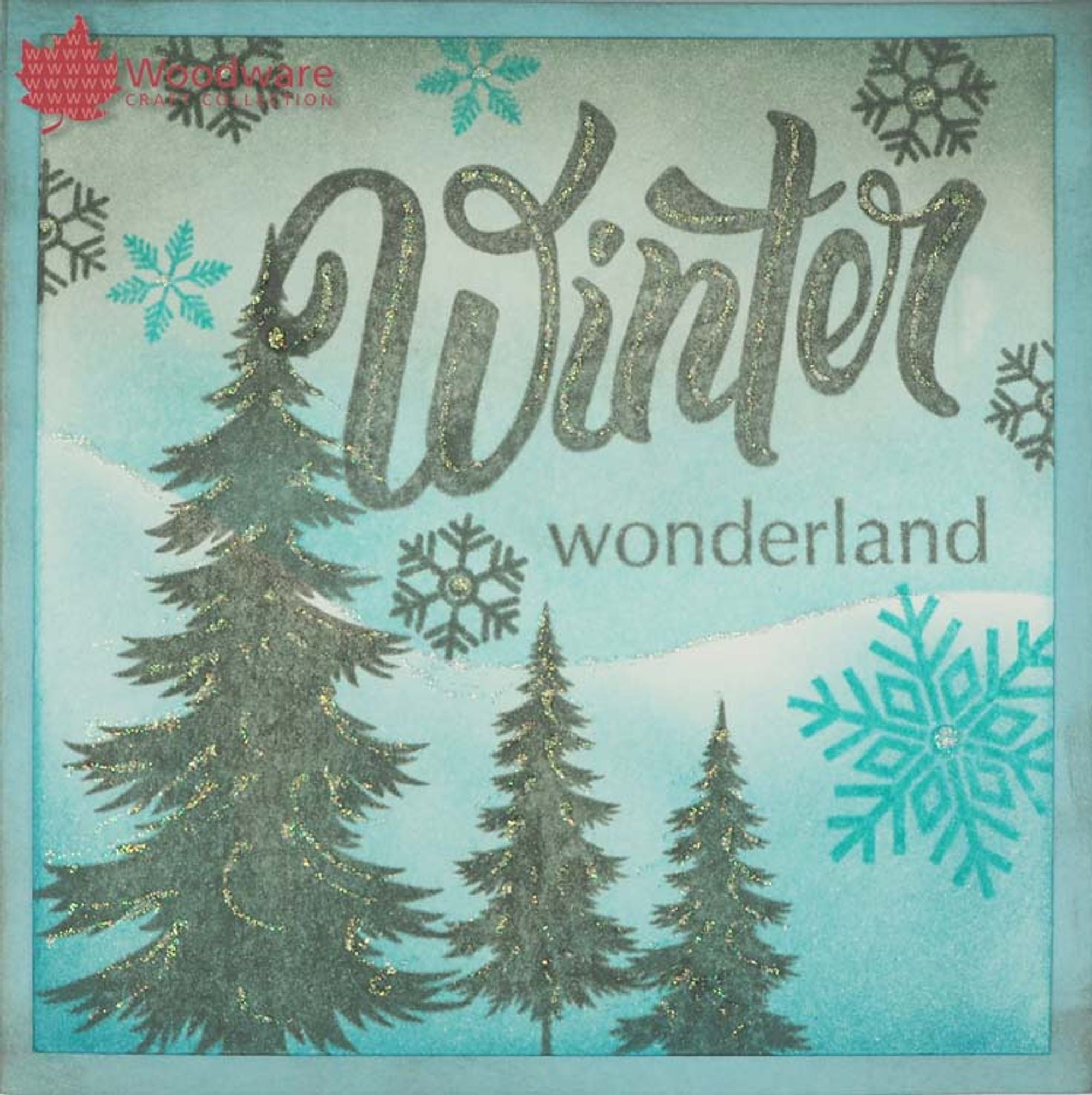 Woodware Clear Singles Winter Wonderland