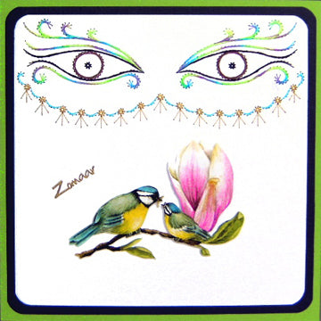 KC Embroidery Pattern - Masquerade Mask