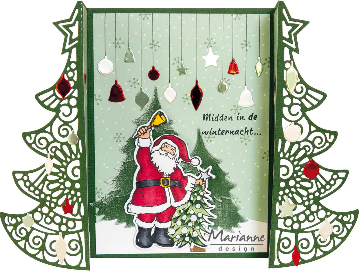 Marianne Design Stamp & Die Set - Hetty's Santa