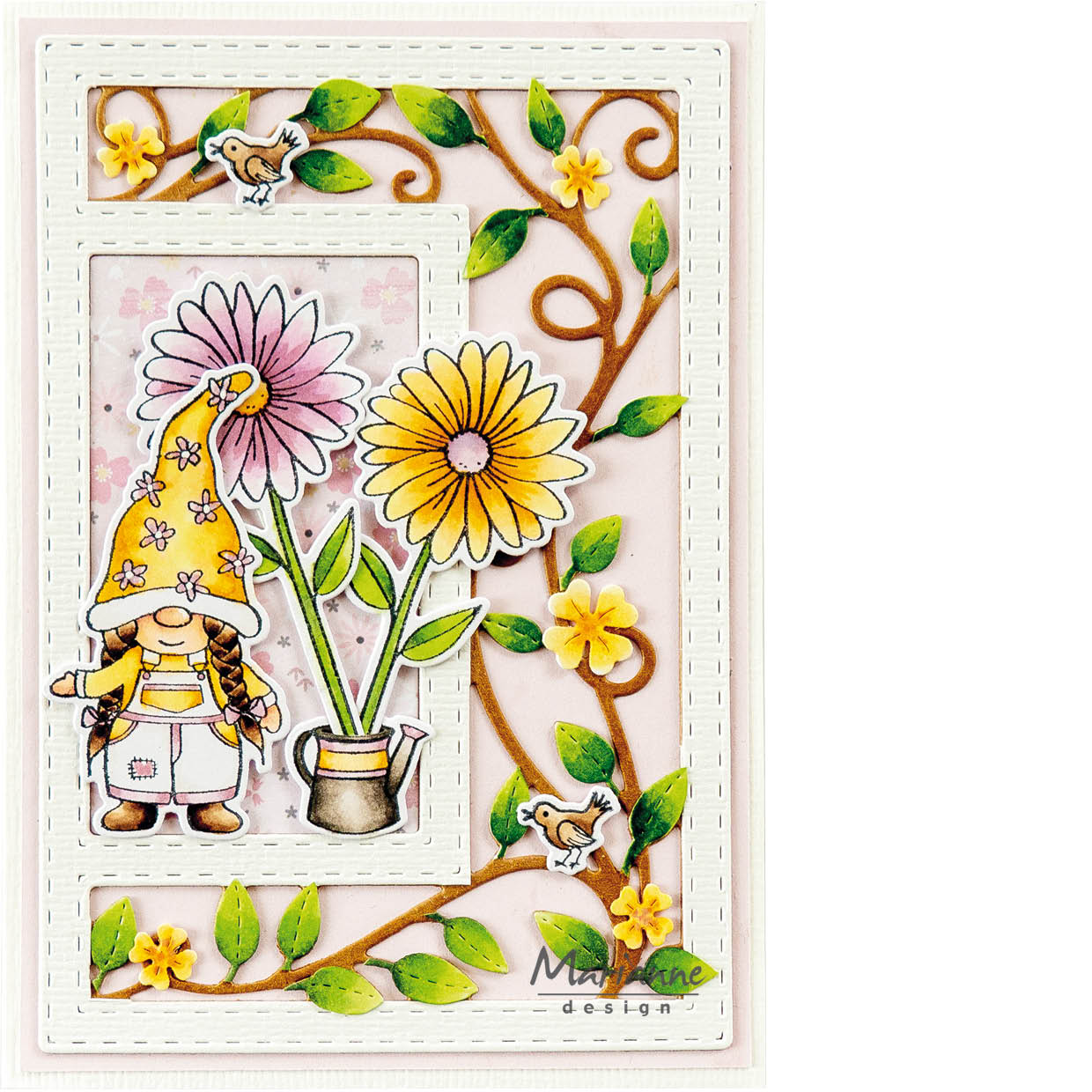 Marianne Design Stamp & Die Set - Mrs. Garden Gnome