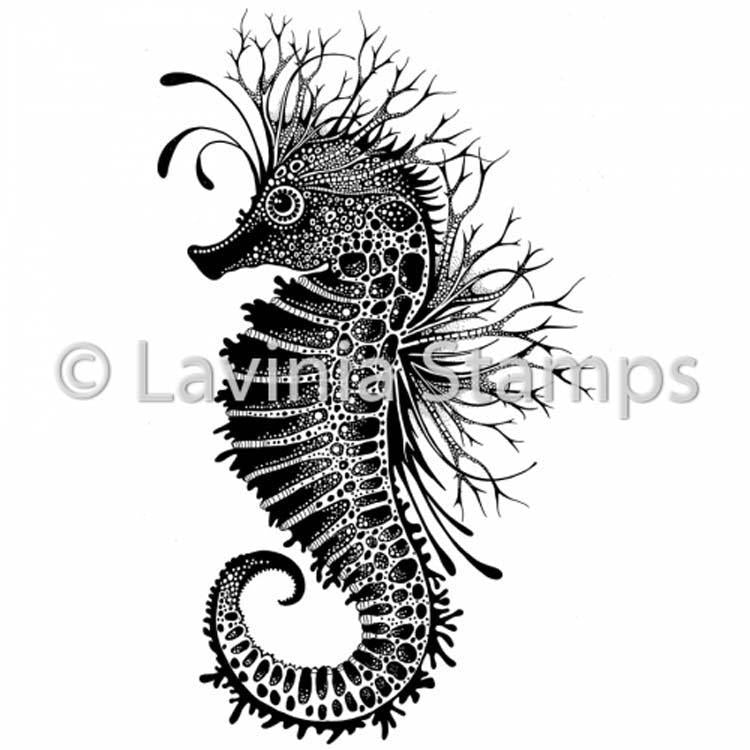 Lavinia Stamp - Sebastian the Seahorse