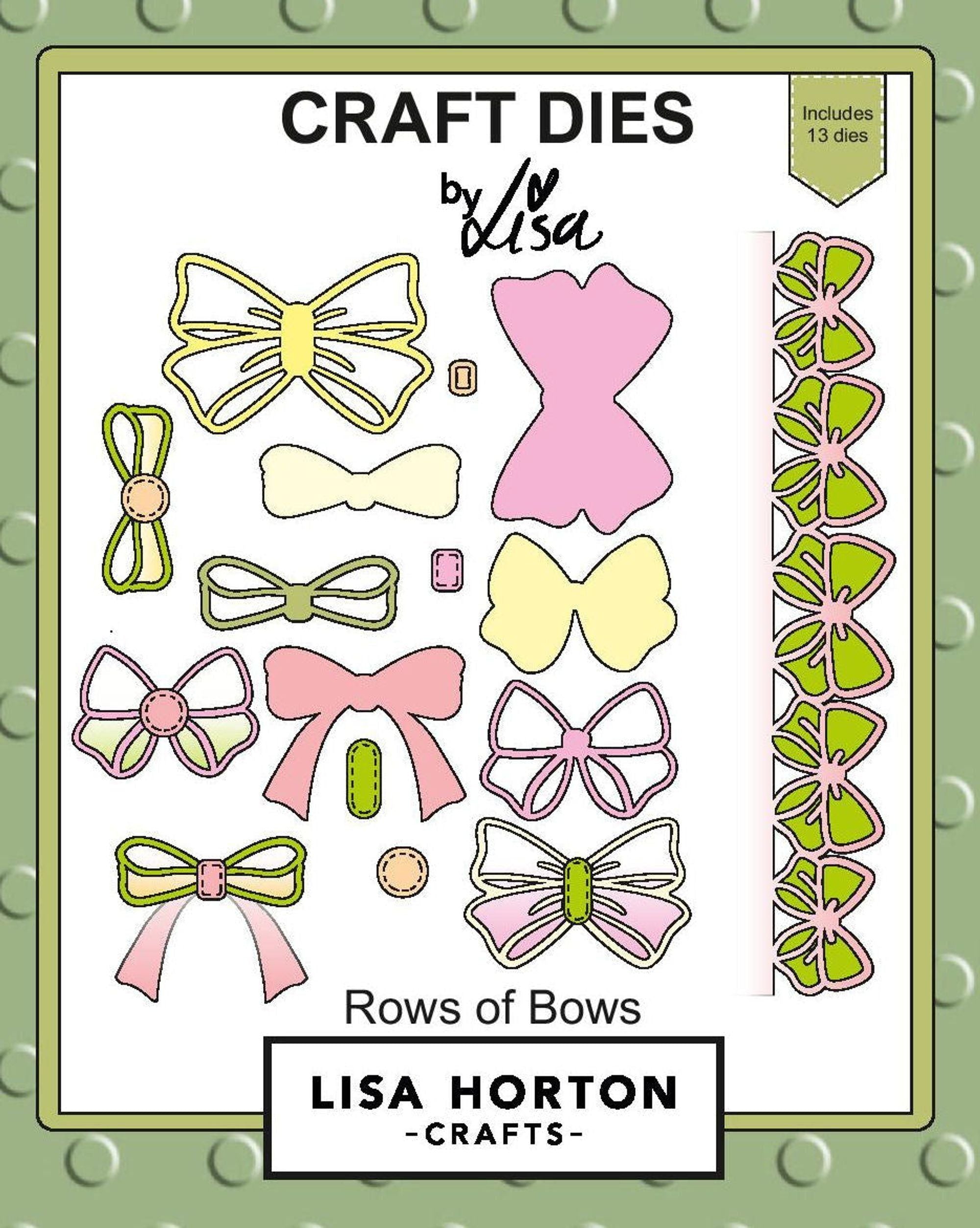 Lisa Horton Die Set - Rows Of Bows