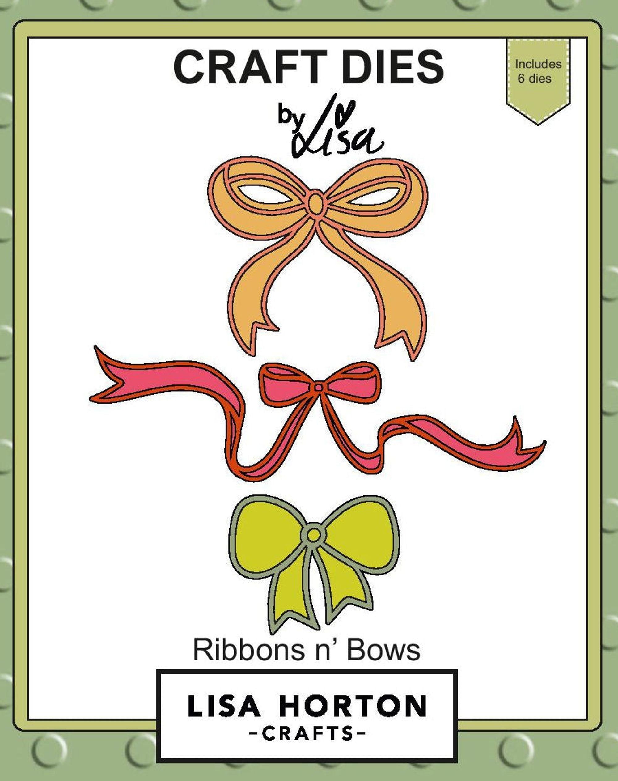 Lisa Horton Die Set - Ribbons And Bows