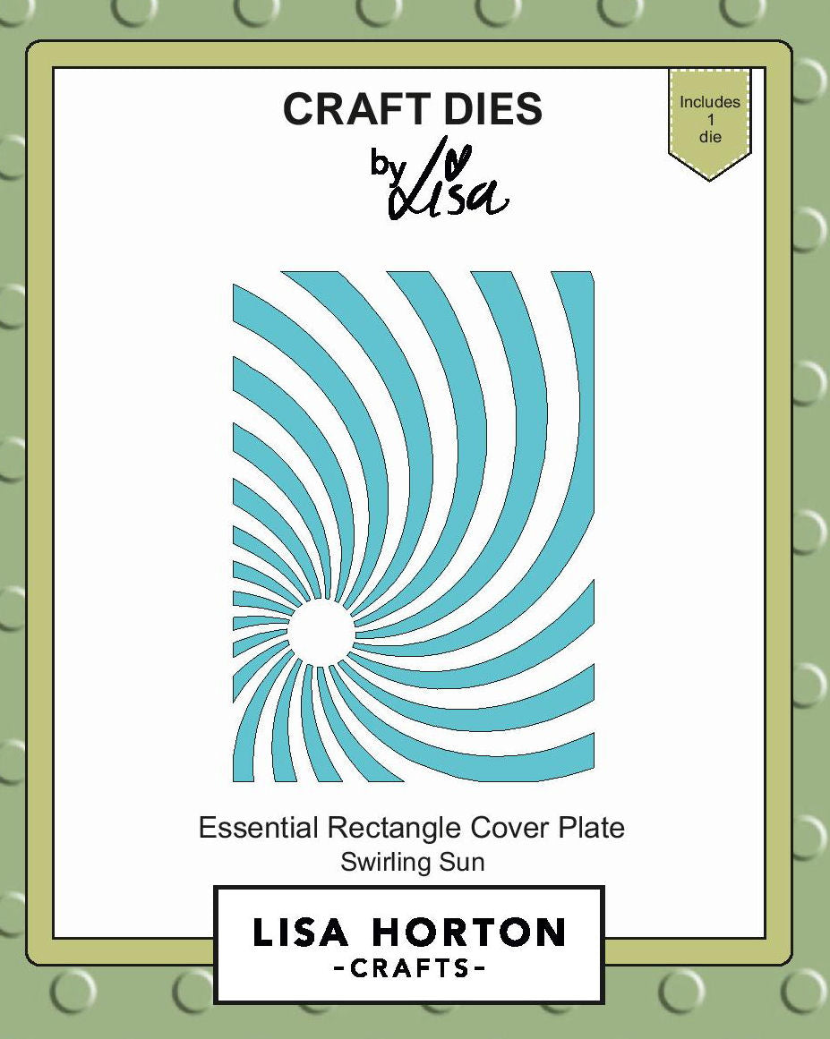 Lisa Horton Crafts Essential Inserts Die - Swirling Sun
