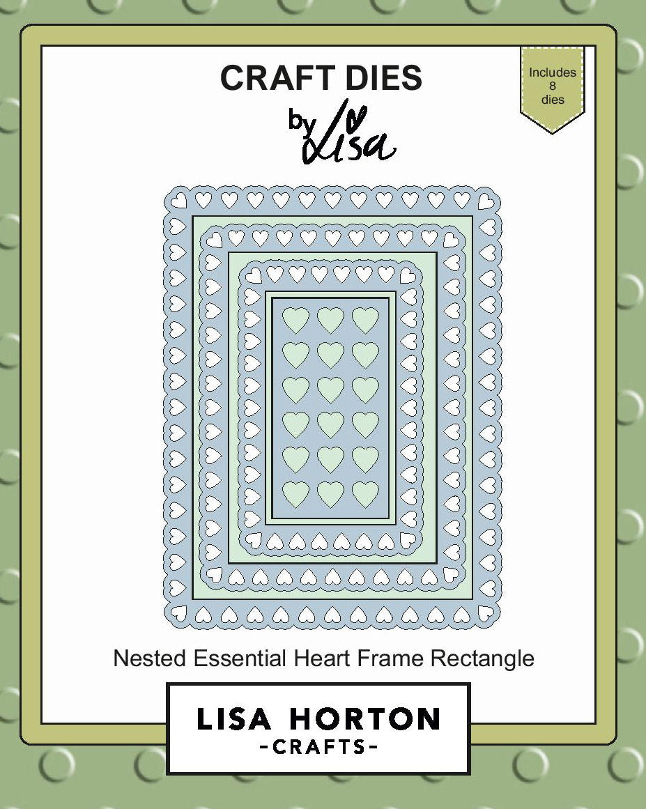 Lisa Horton Crafts Die Set - Nested Essential Heart Frame
