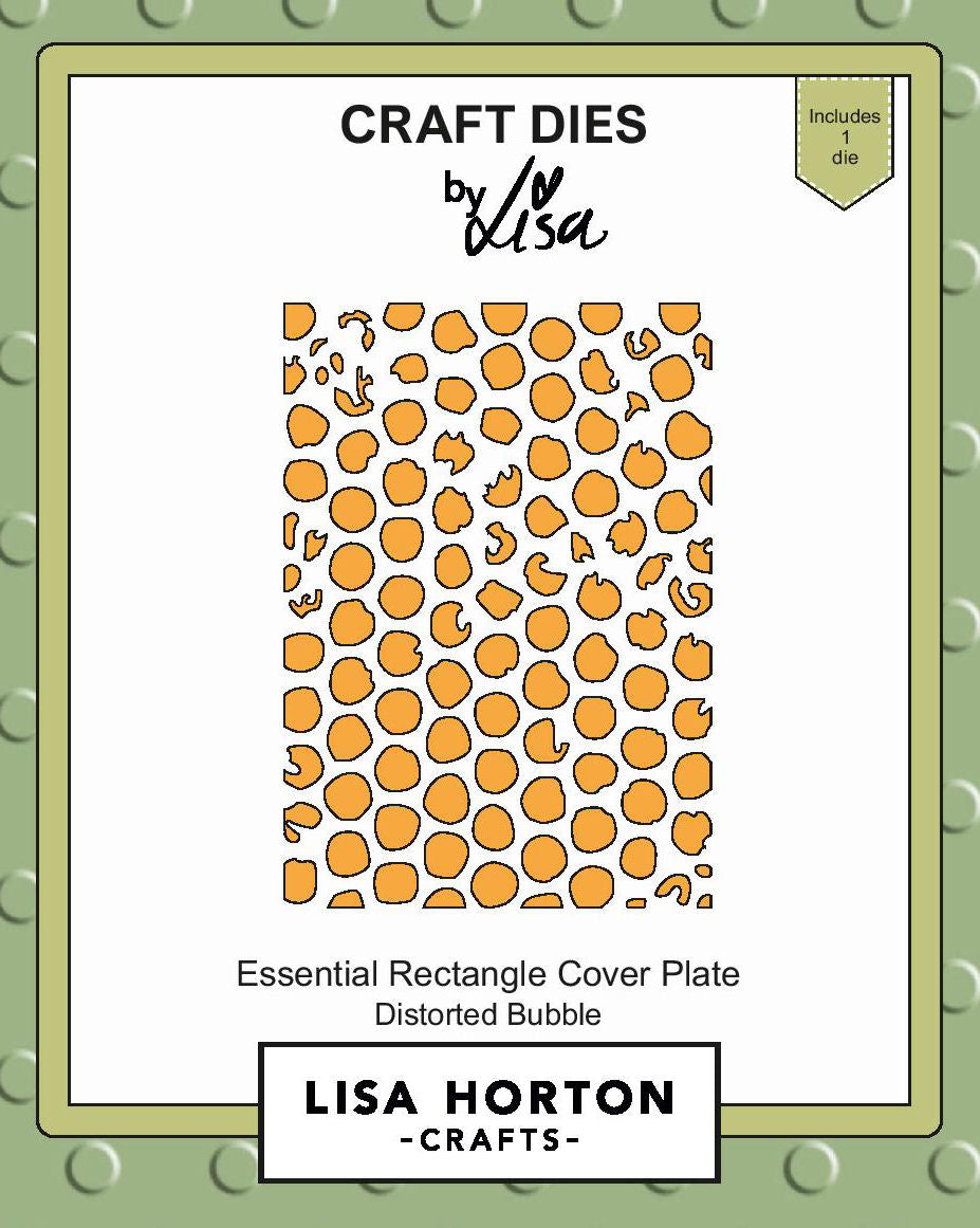 Lisa Horton Crafts Essential Inserts Die - Distorted Bubbles