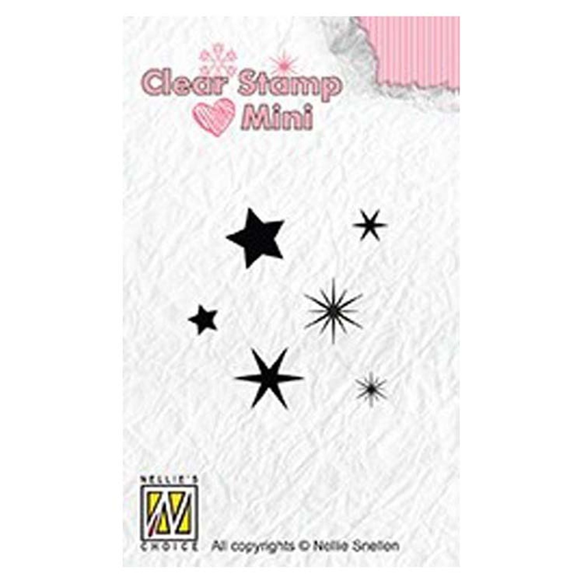 Nellie's Choice Clear Stamp Minis Stars