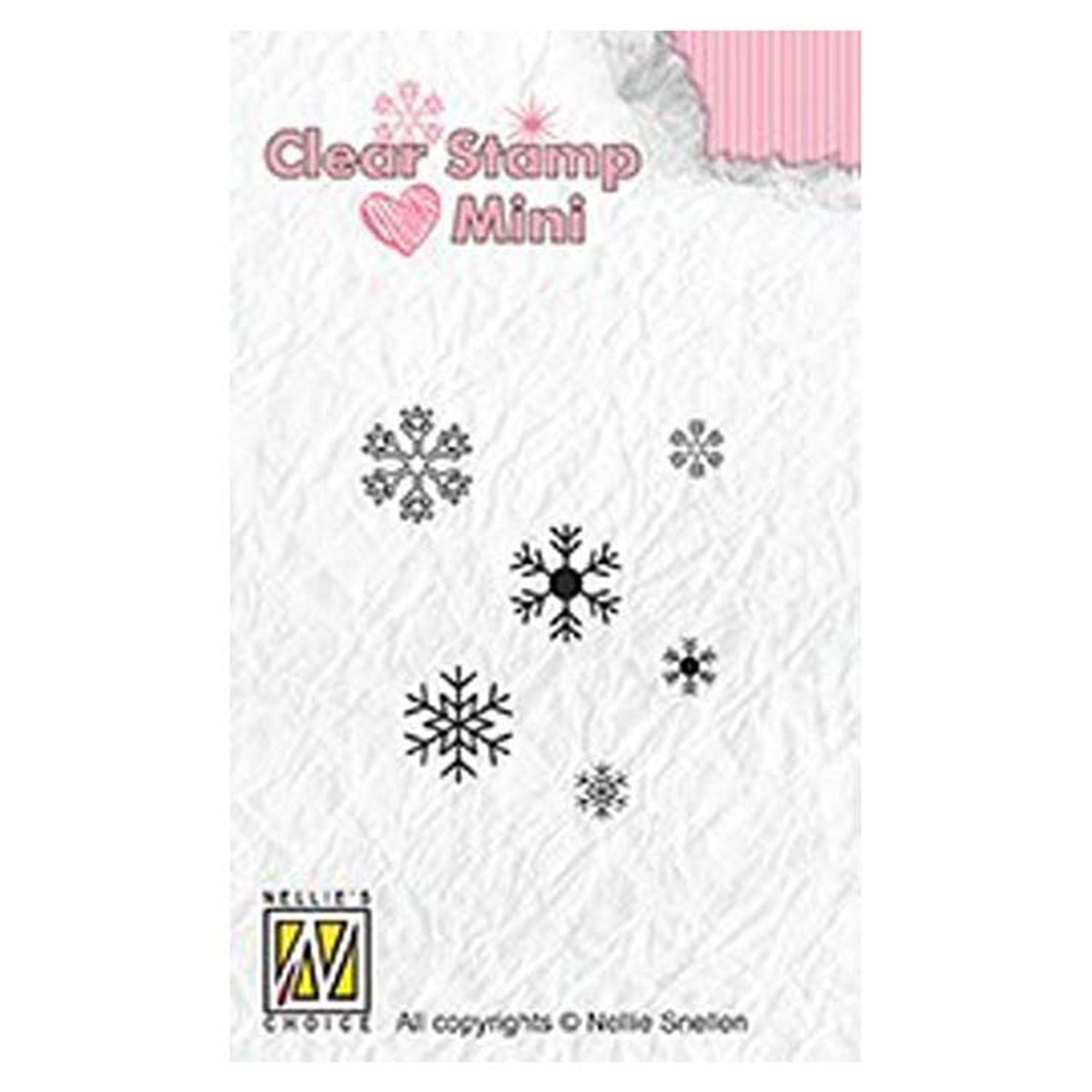 Nellie's Choice Clear Stamp Minis Snowflakes