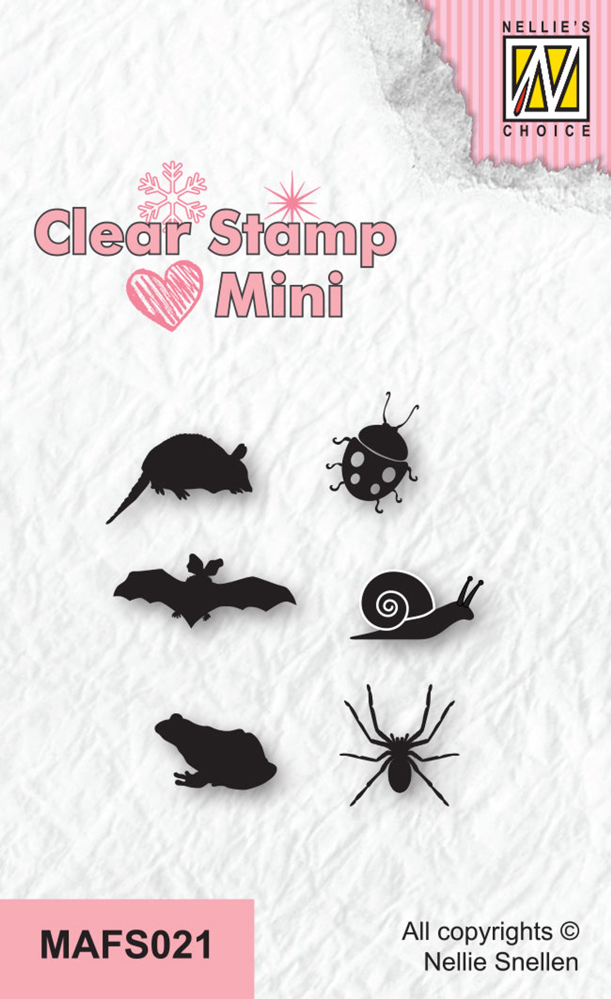 Nellie's Choice Clear Stamp Mini - Critters-2