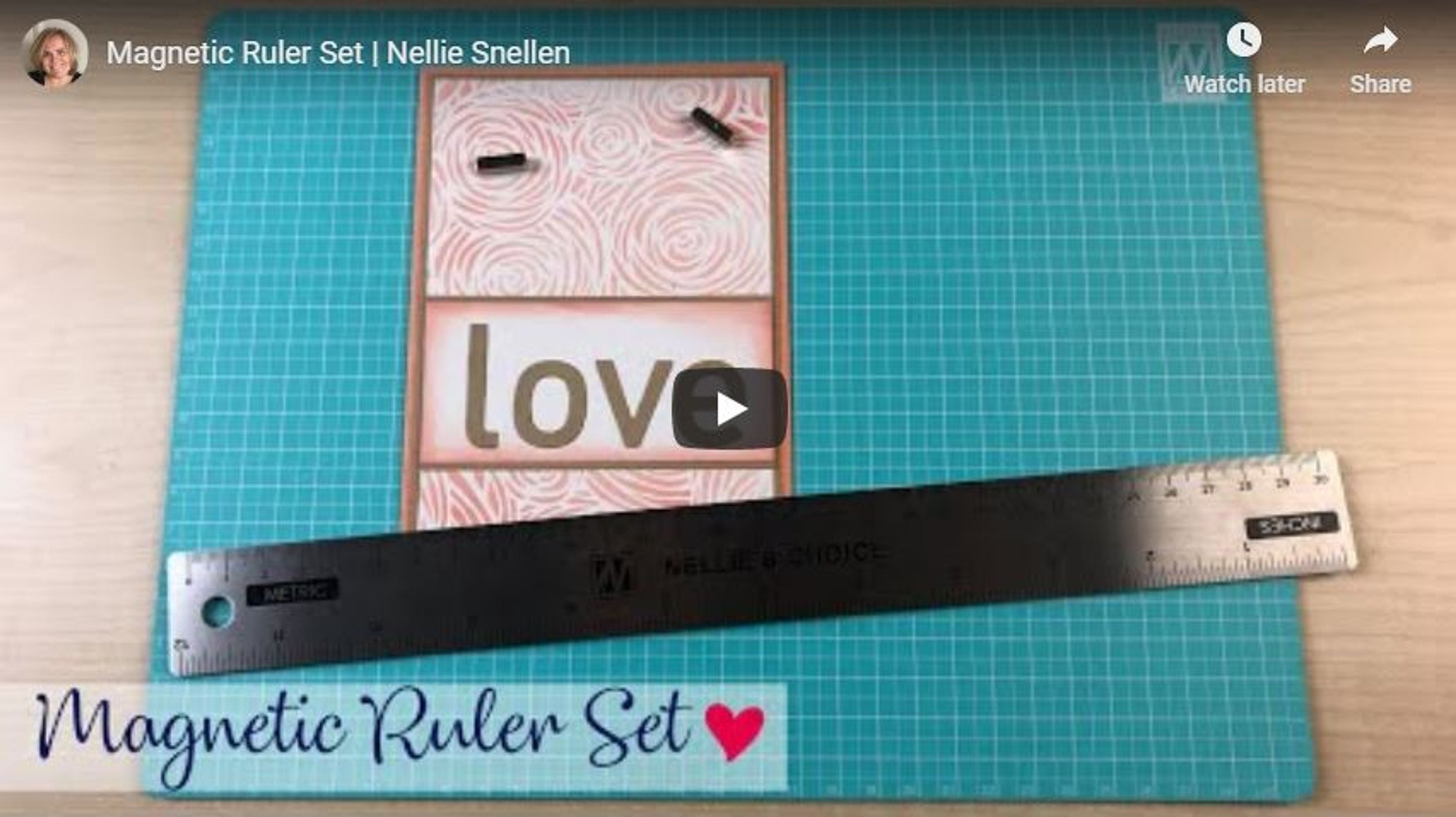 Nellie's Choice Magnetic Ruler Set