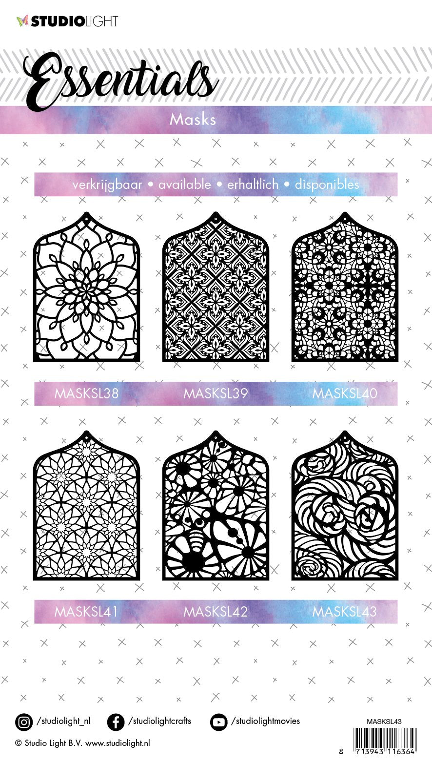 Mask Stencil (1) A5 Essentials nr.43