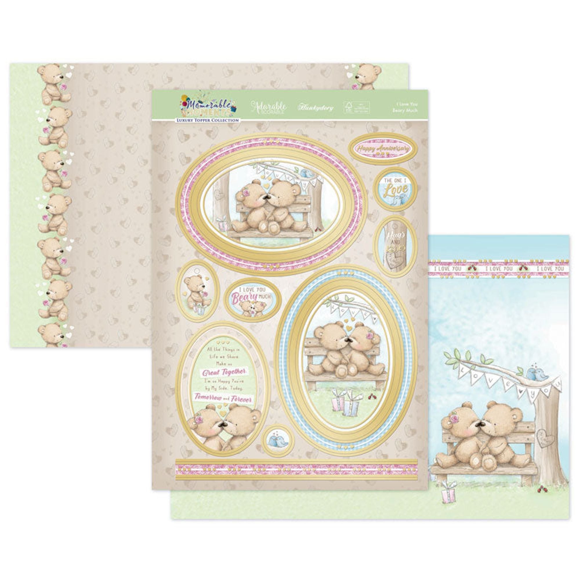I Love You Beary Much Luxury Topper Collection