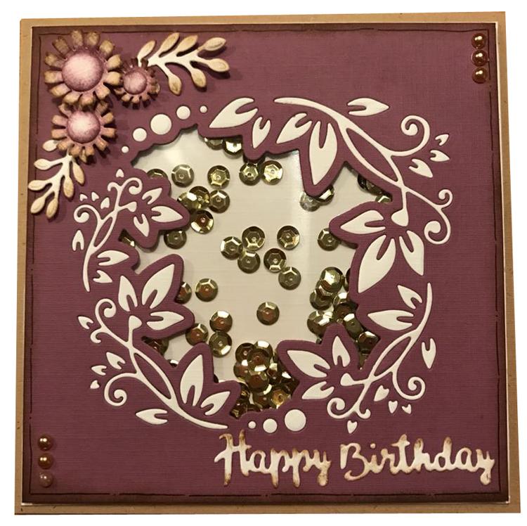 Nellies Choice Multi Frame Die - Happy Birthday