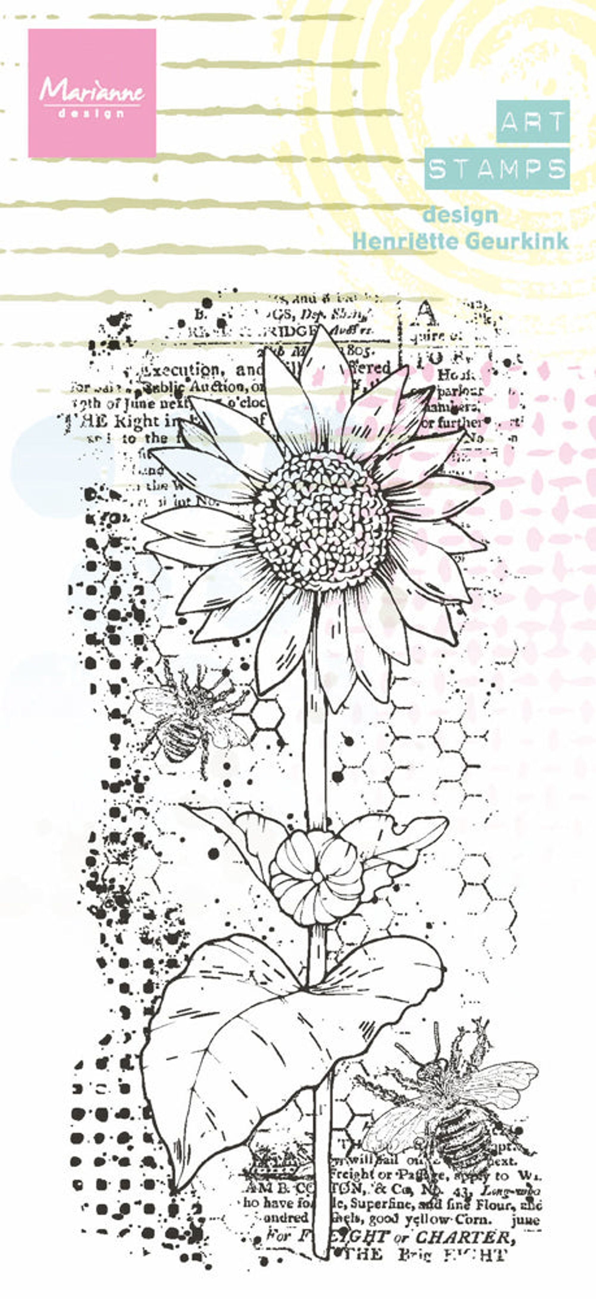 Marianne Design Clear Stamps - Arts Stamps Sunflower