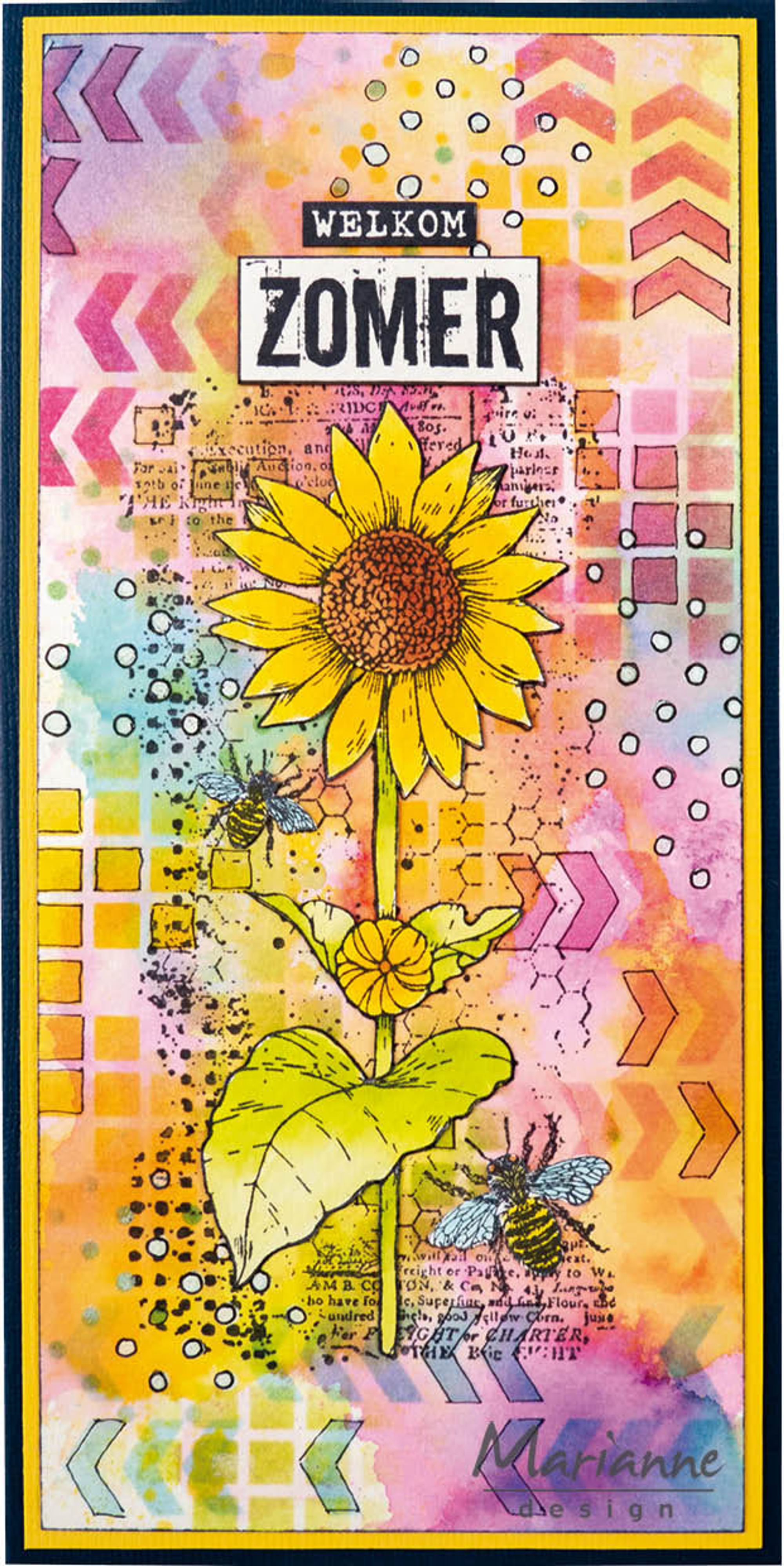 Marianne Design Clear Stamps - Arts Stamps Sunflower