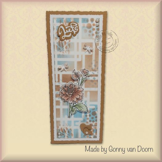 Nellie's Choice Mixed Media Stencil - Slimline - Labyrinth