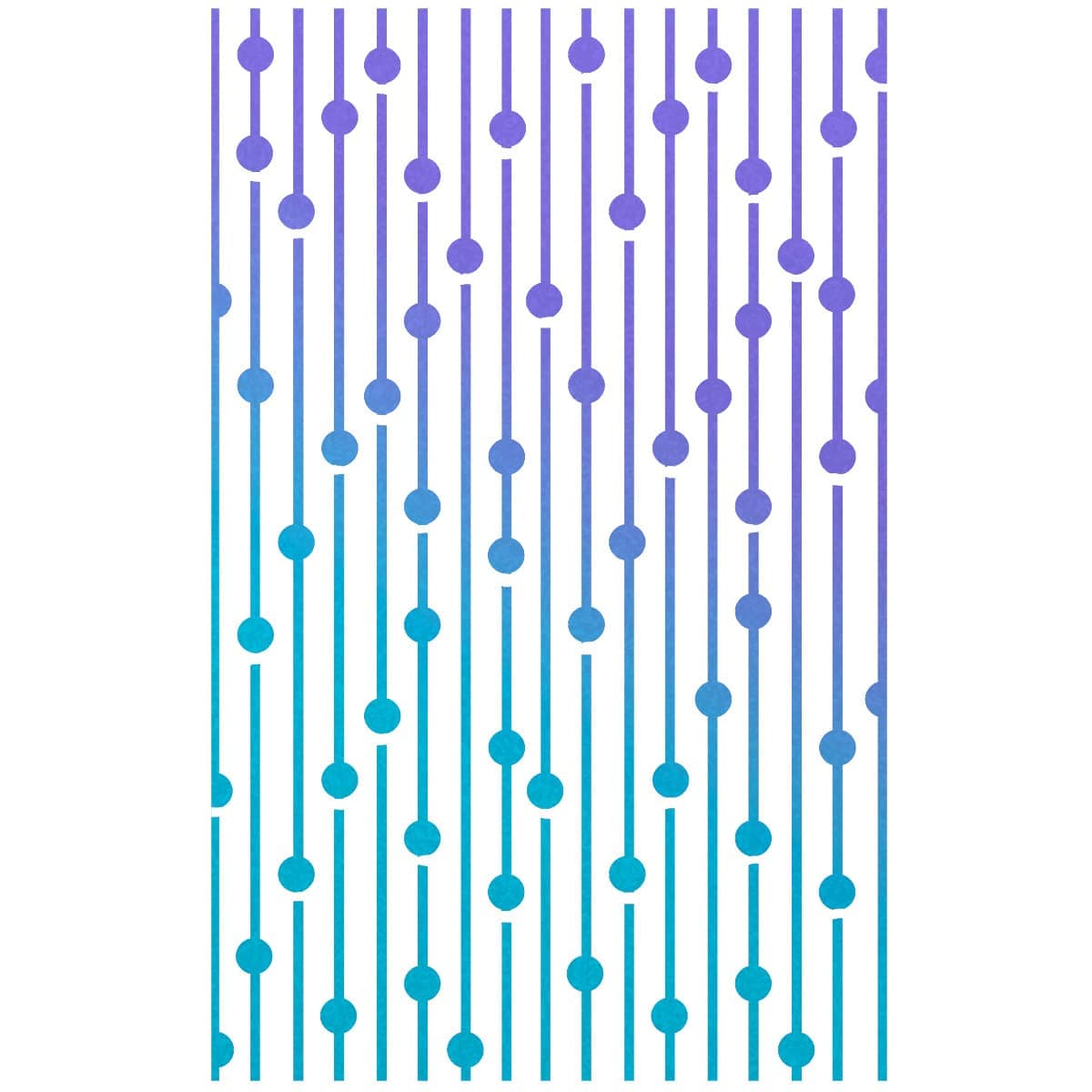 Texture Stencil 5"x8" Bead Curtain