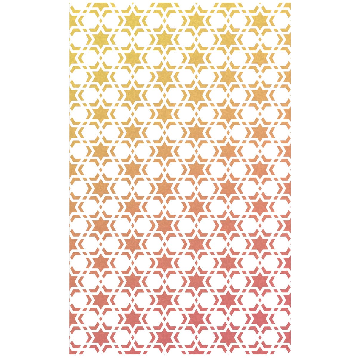 Texture Stencil 5"x8" Double Star