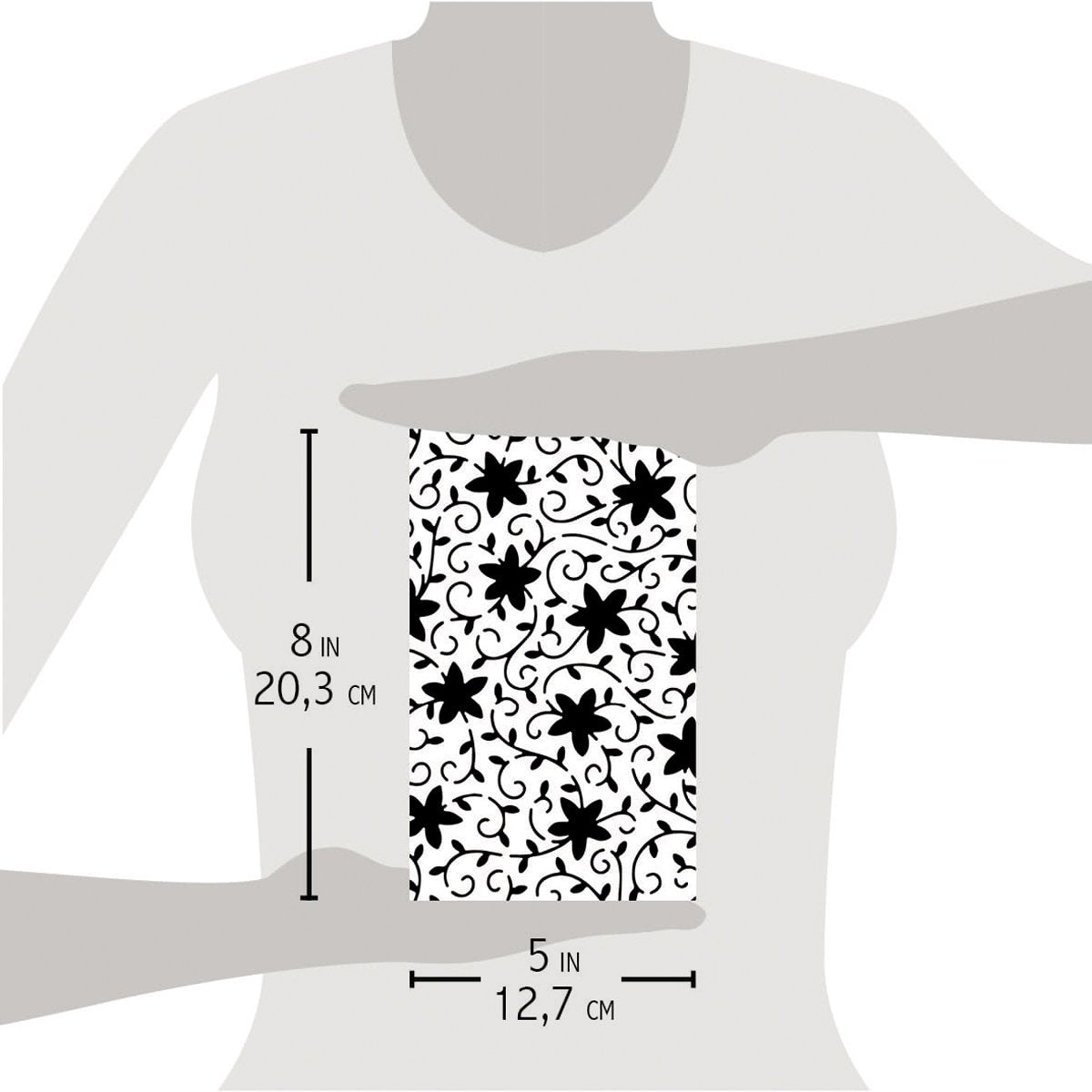 Ciao Bella Texture Stencil 5"x8" Corinth