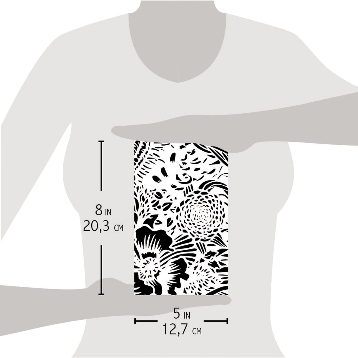 Ciao Bella Texture Stencil 5"x8" Tulum