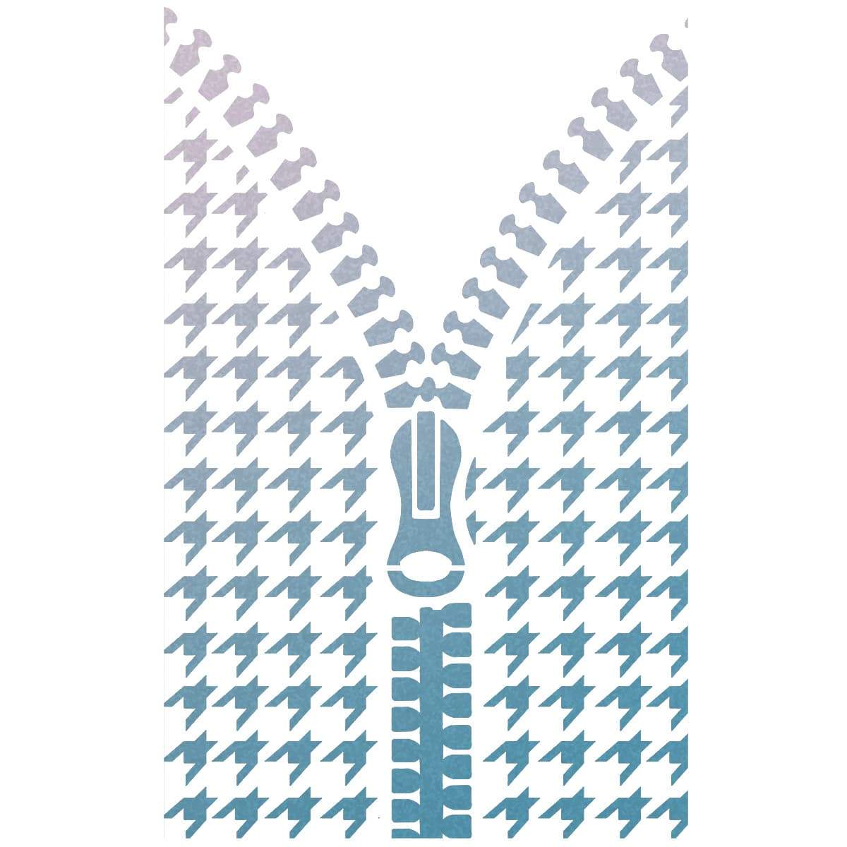 Texture Stencil 5"x8" Open Zip