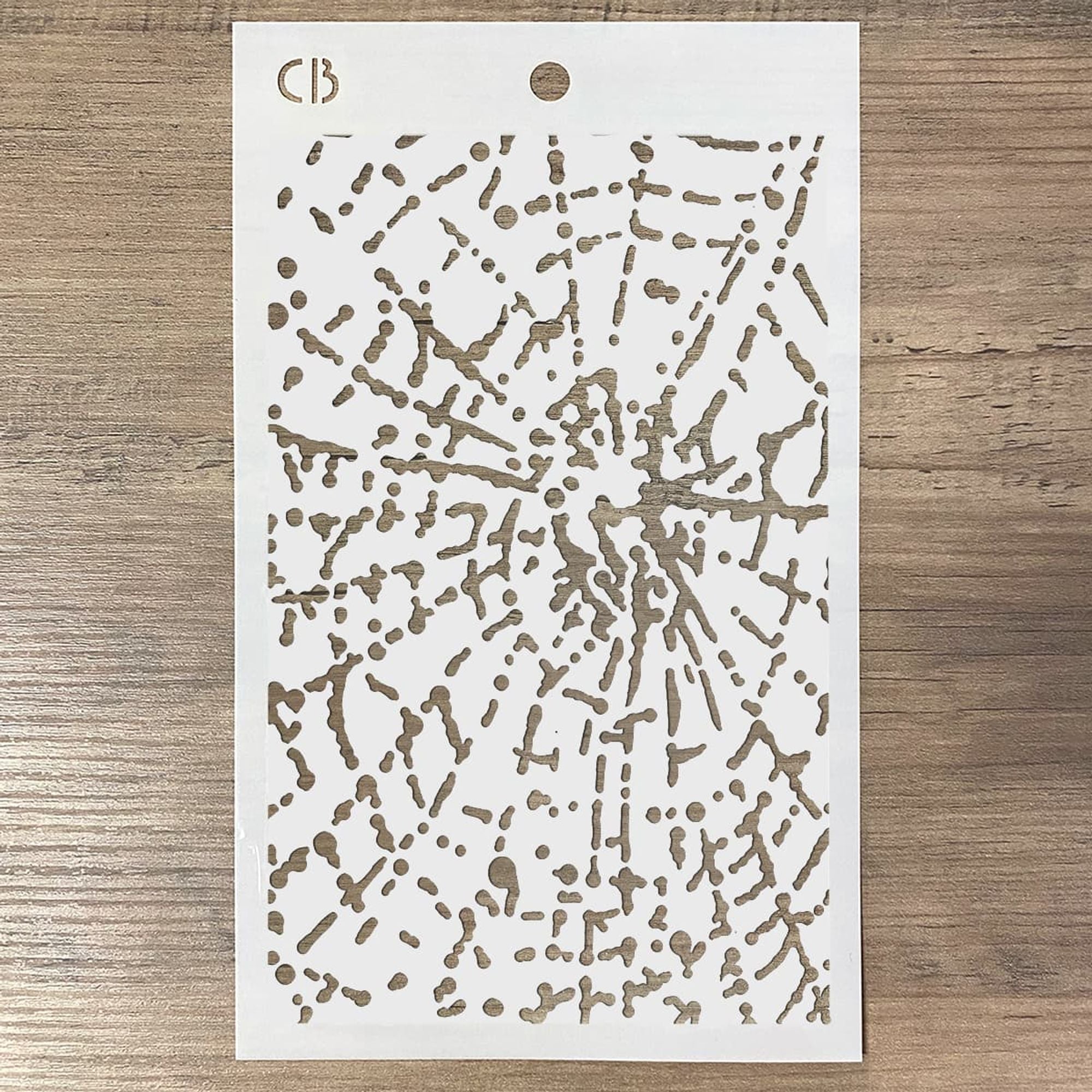 Texture Stencil 5"x8" Spider Net