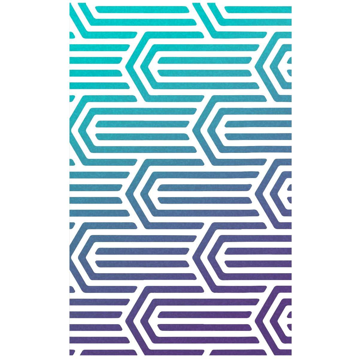 Ciao Bella Texture Stencil 5"x8" Paper Clips