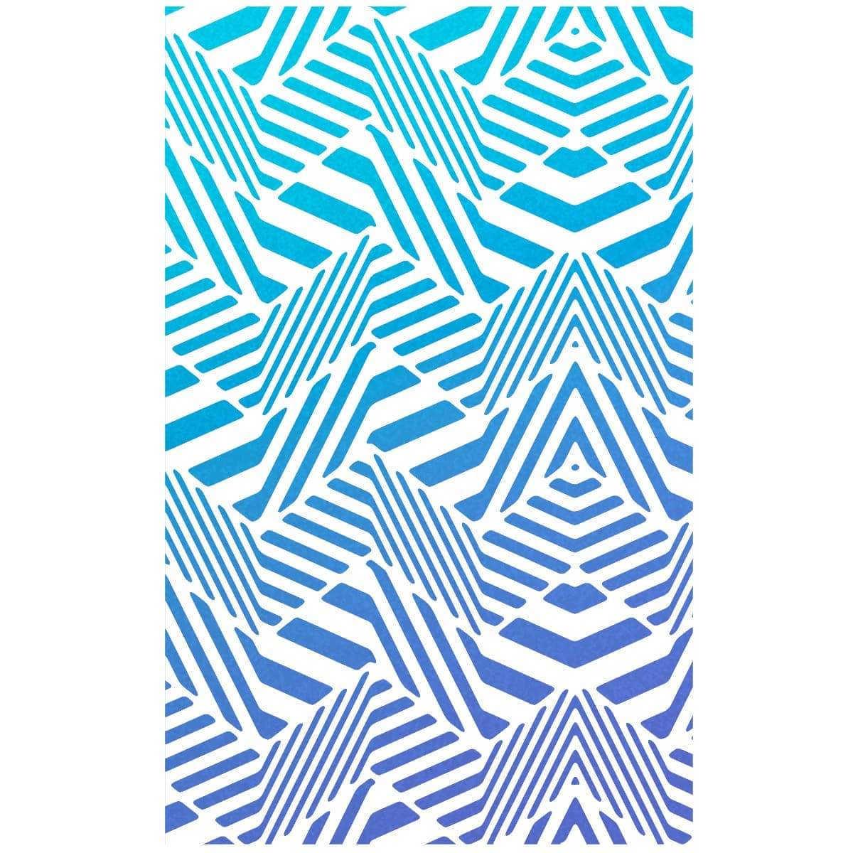 Ciao Bella Texture Stencil 5"x8" Angles