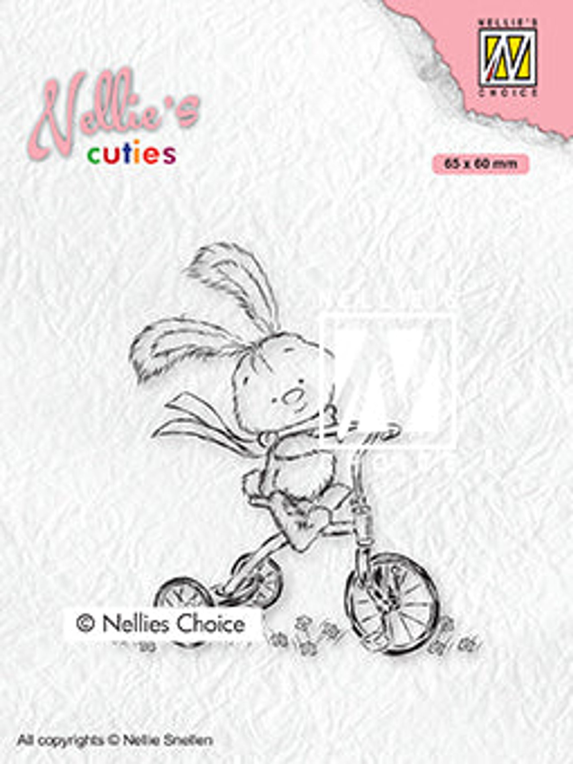 Nellie's Cuties Clear Stamp Javi With Full Speed