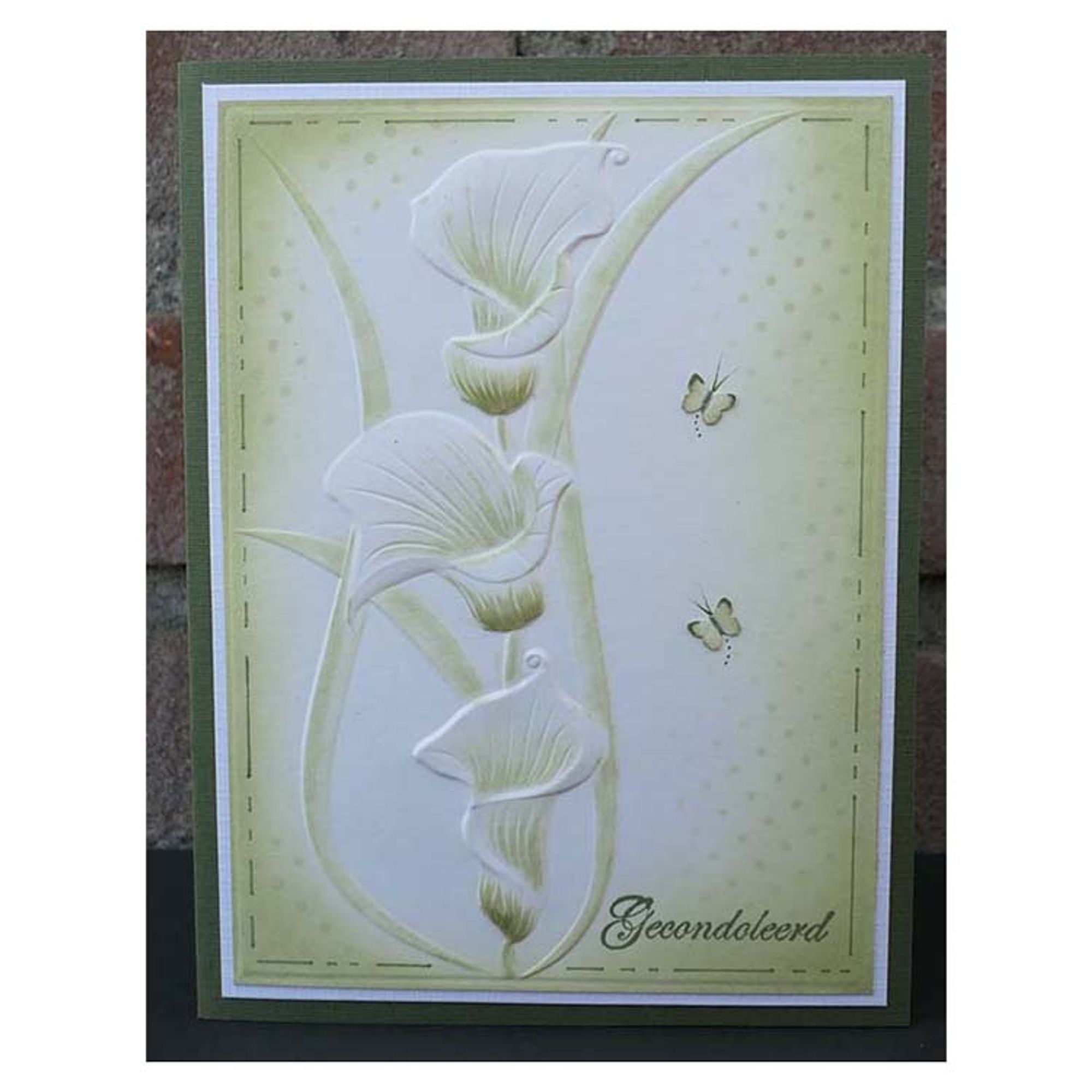 Nellie's Choice 4 x 6  3D Embossing Folder Arums
