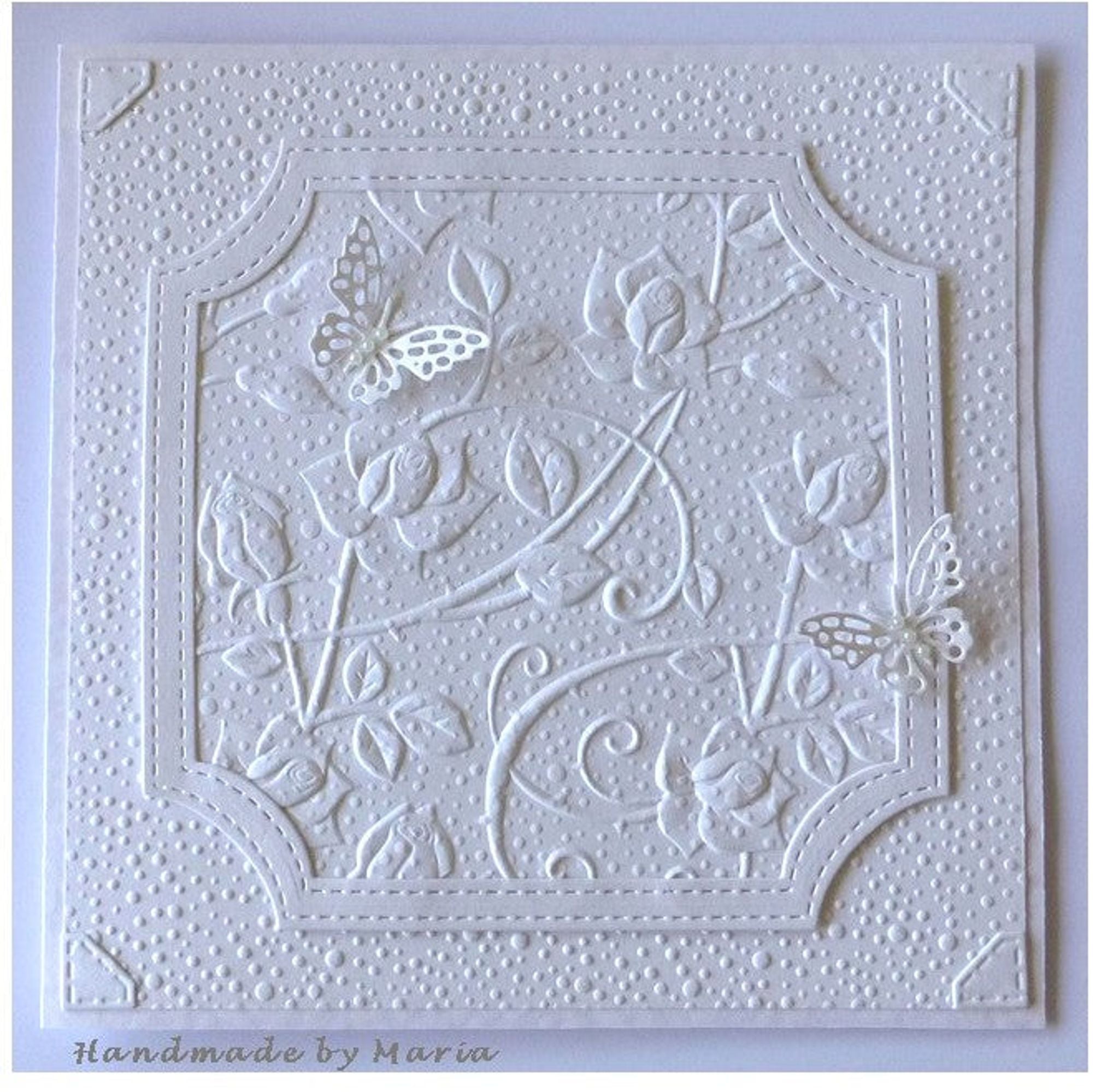 Nellie Embossing 3D Folder - Roses