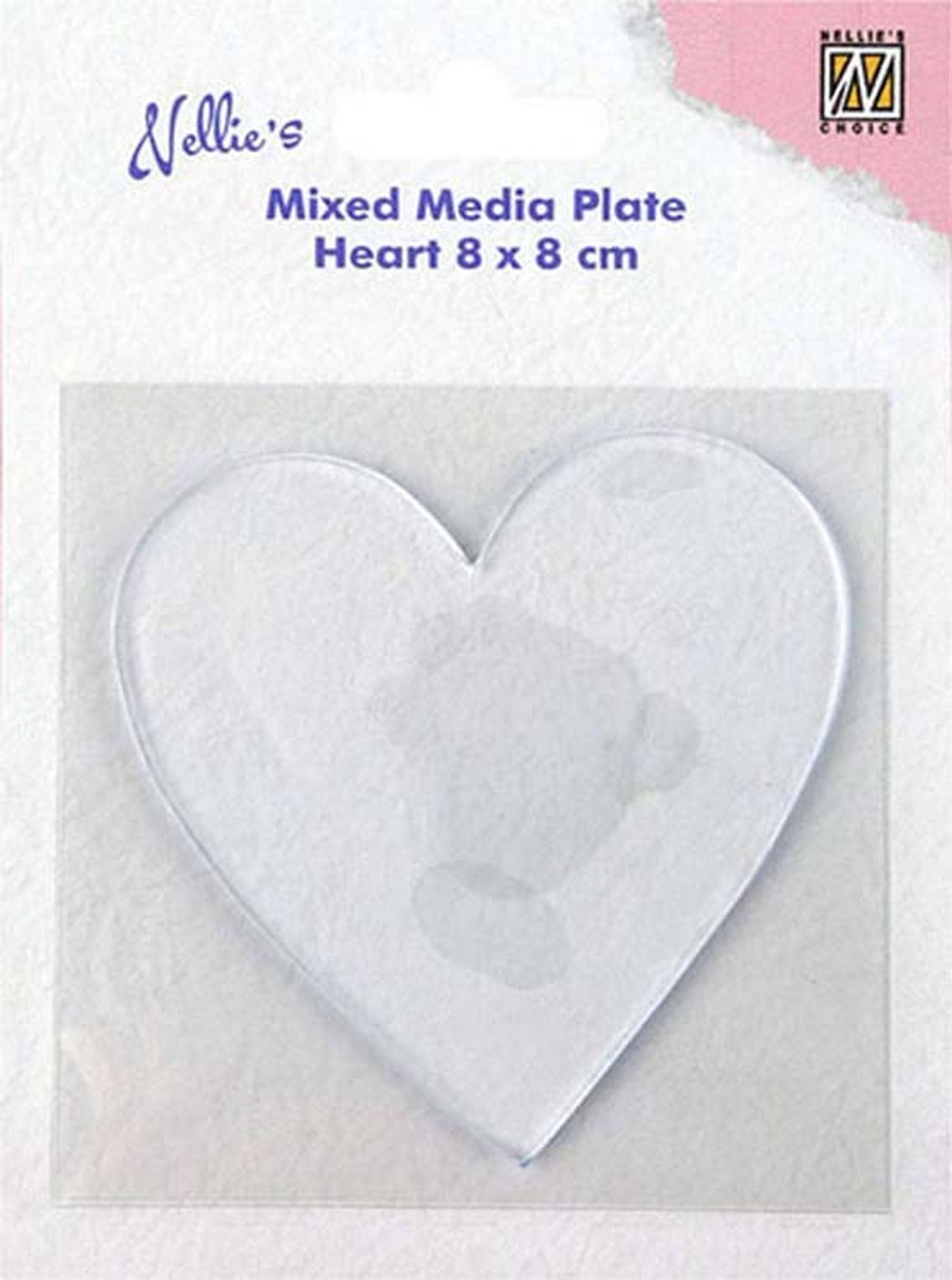 Nellie's Choice - Mixed Media Plate Heart