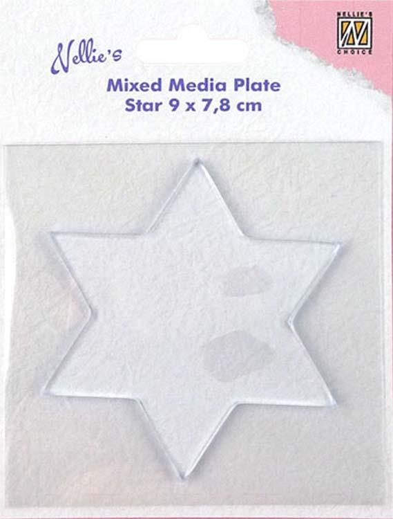 Nellie's Choice - Mixed Media Plate Star
