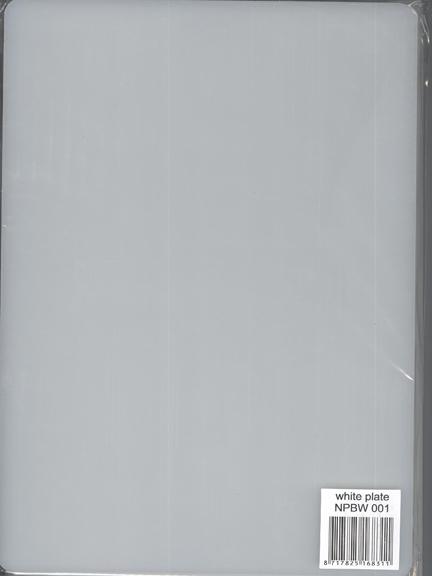 White Base Replacement Plate (A4) for the PressBoss PRO