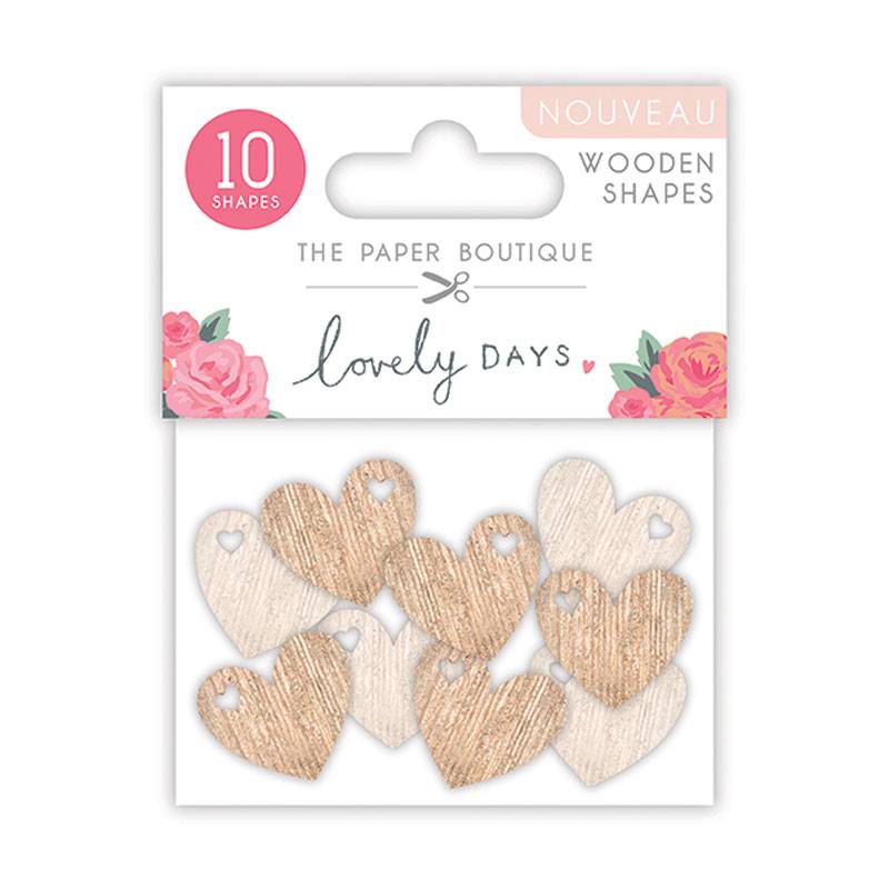 The Paper Boutique Lovely Days Wooden Shapes