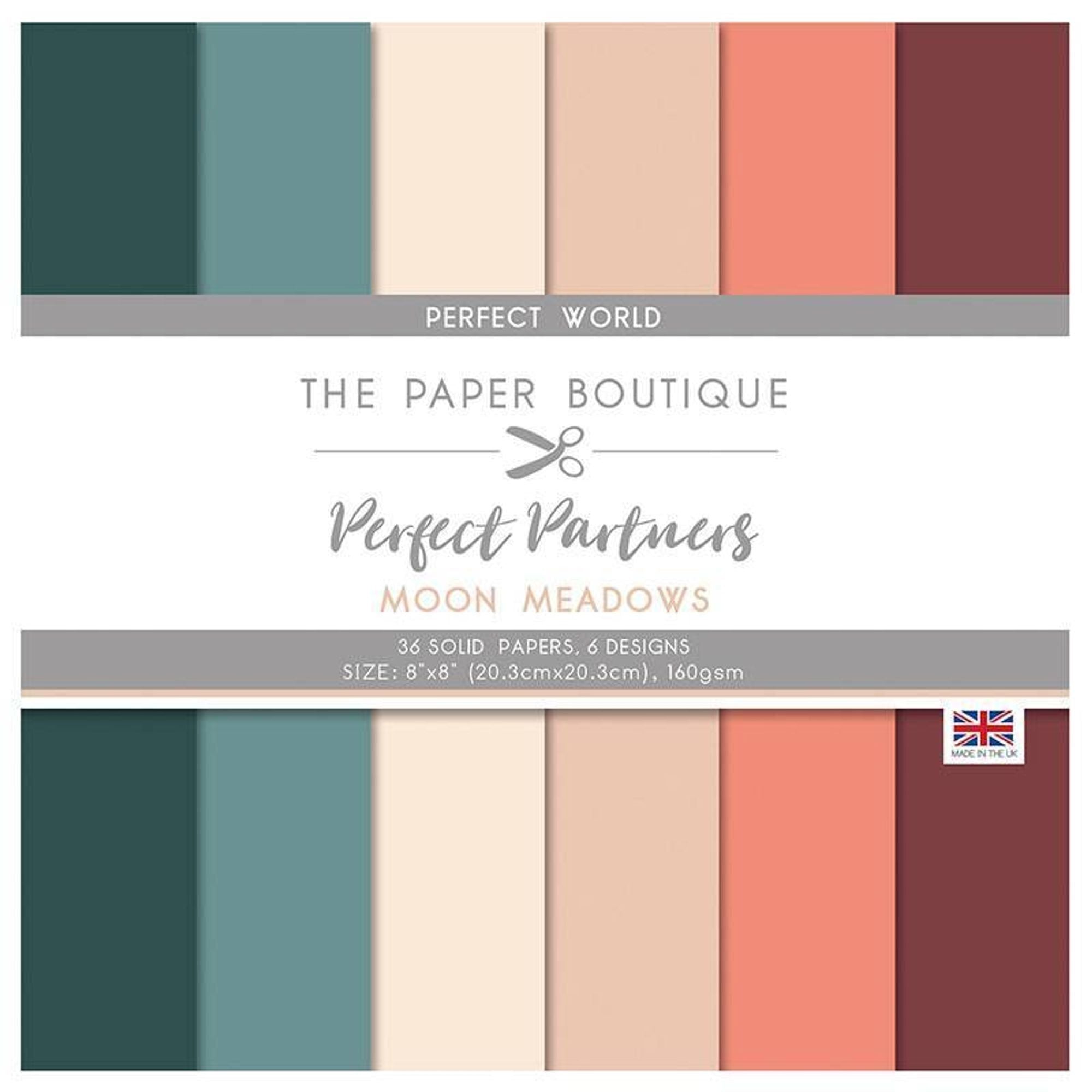 The Paper Boutique Perfect Partners - Moon Meadows 8x8 Solids