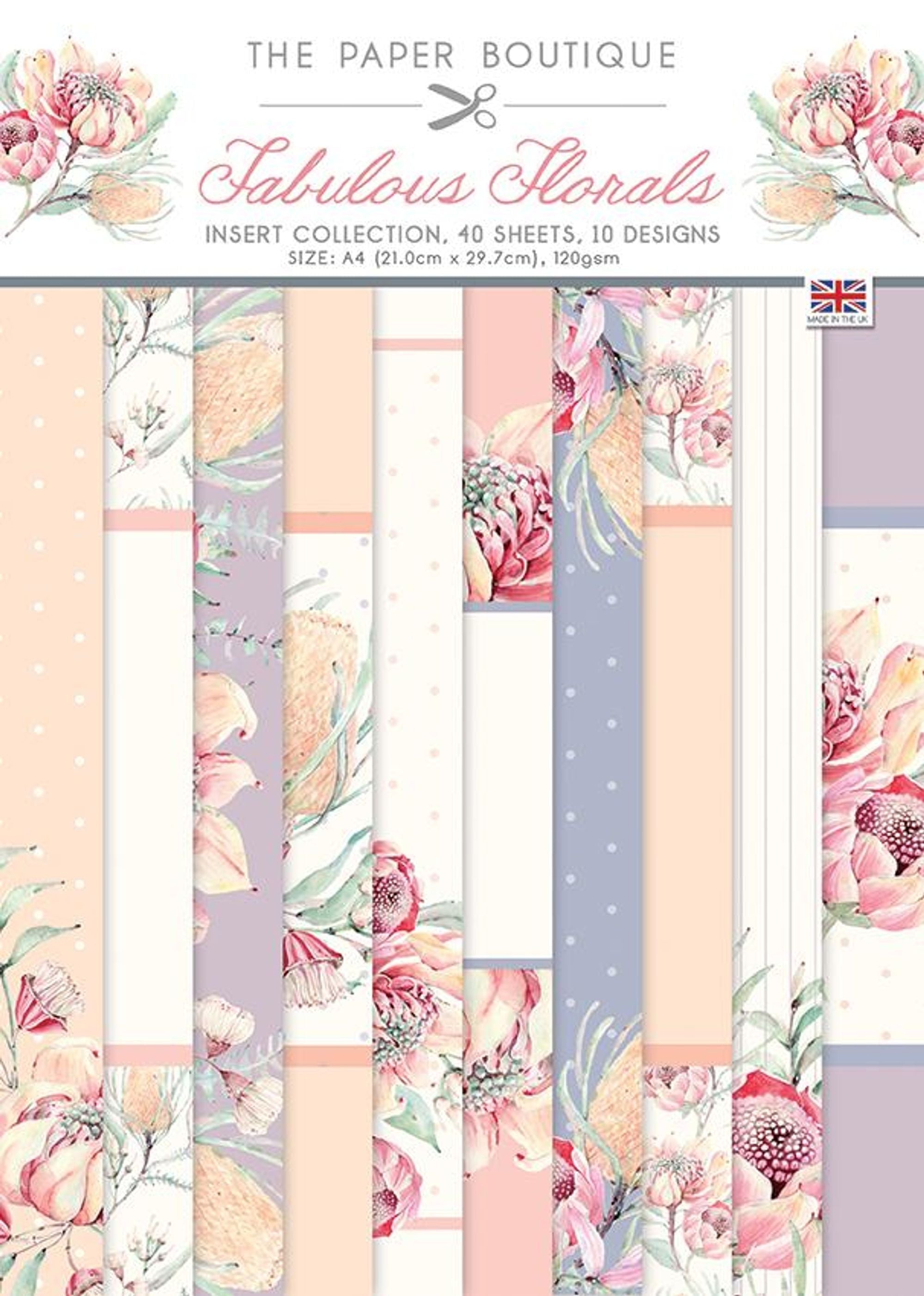 The Paper Boutique Fabulous Florals Insert Collection