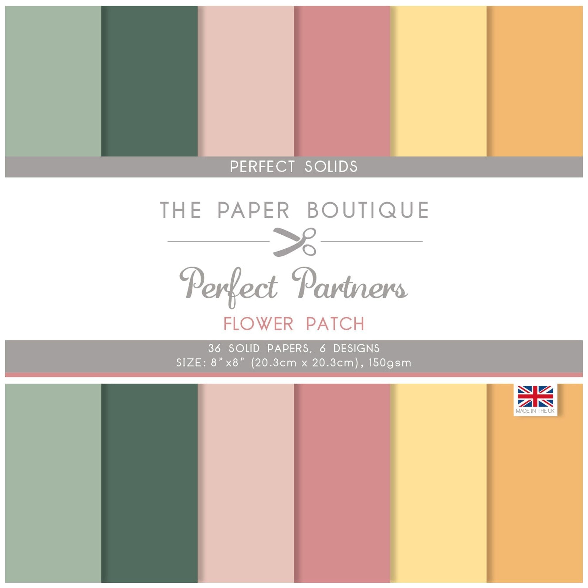 The Paper Boutique Perfect Partners Flower Patch 8 in x 8 in Colours